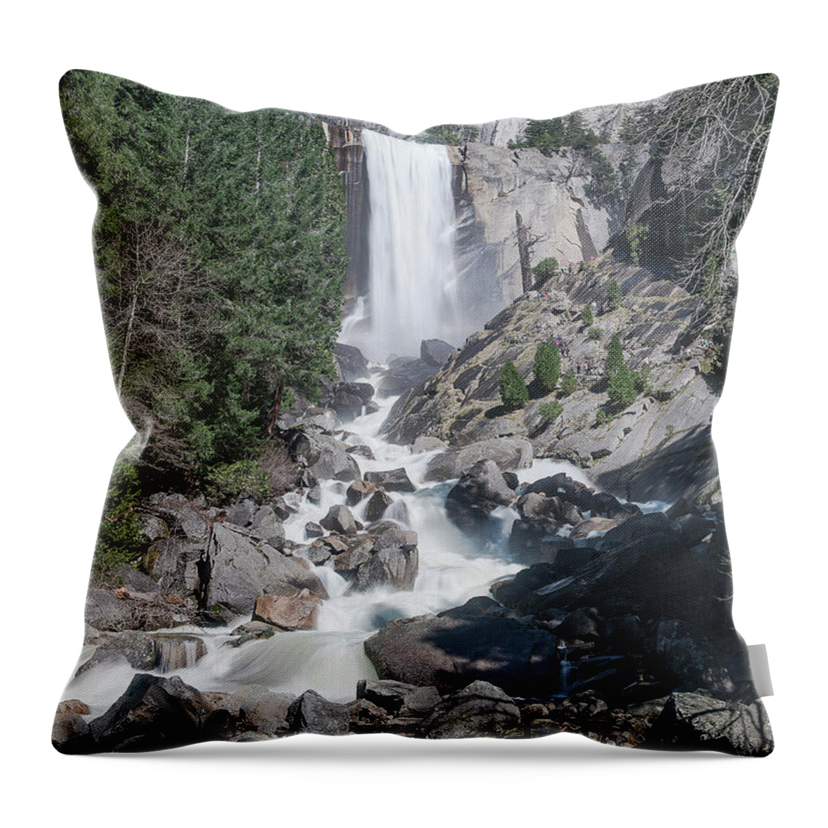2018 Calendar Throw Pillow featuring the photograph 2018 Yosemite Calendar March by Bill Roberts