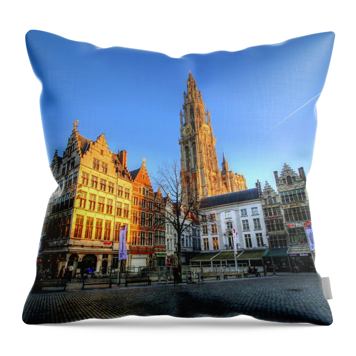 Antwerp Belgium Throw Pillow featuring the photograph Antwerp BELGIUM #24 by Paul James Bannerman