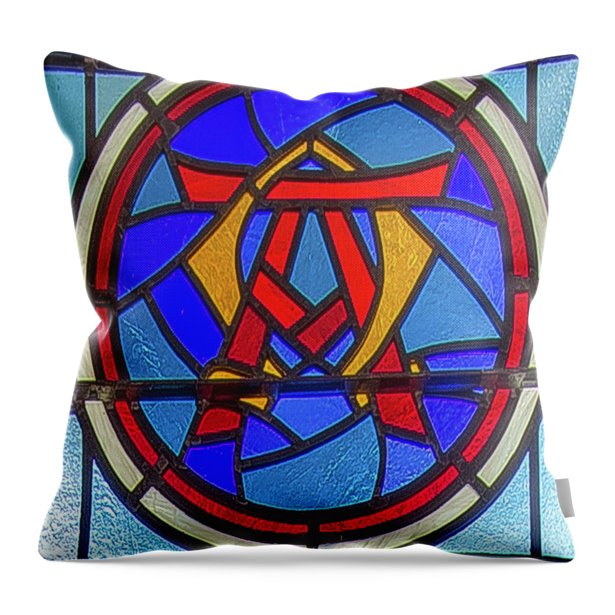 Saint Annes Throw Pillow featuring the digital art Saint Anne's Windows #24 by Jim Proctor