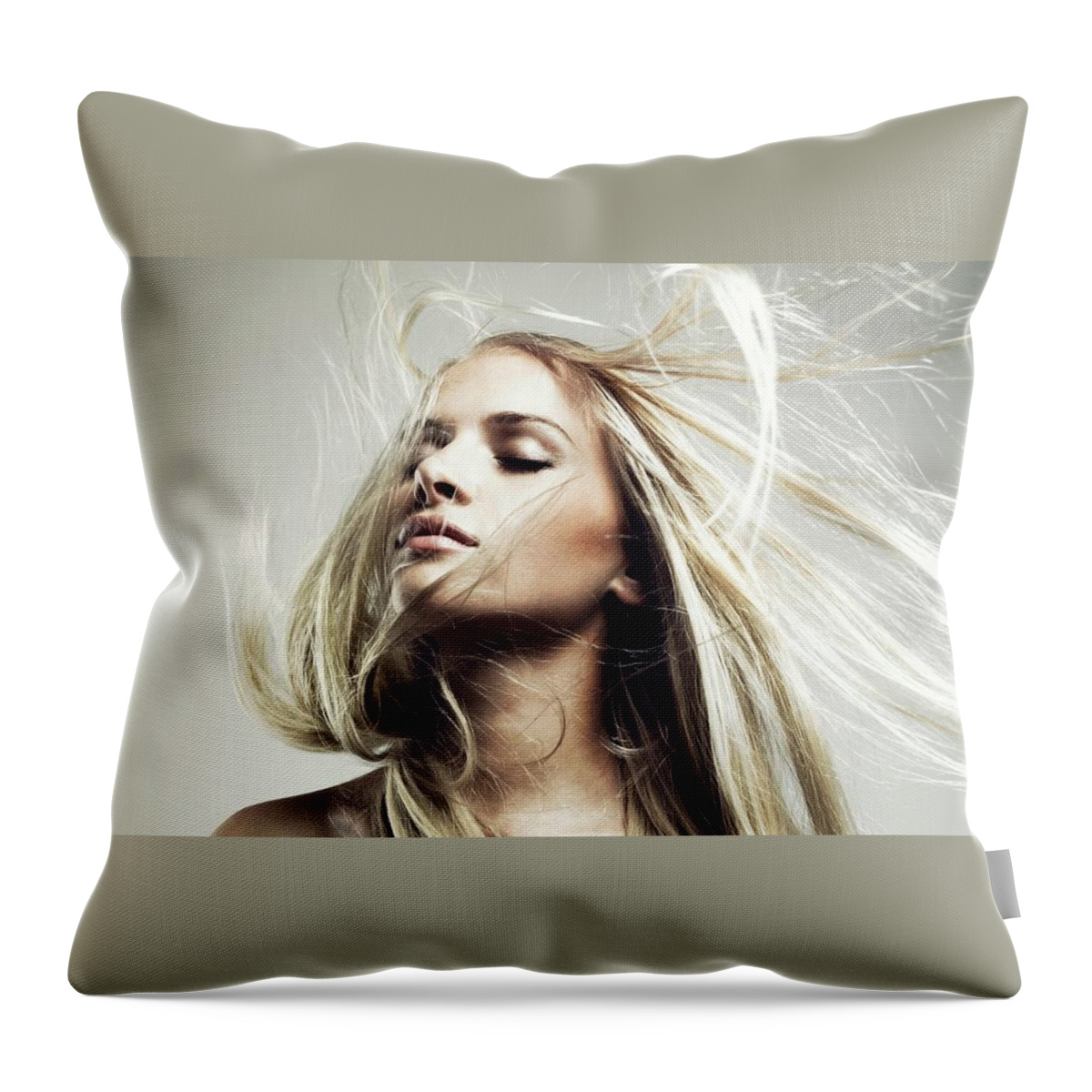 Women Throw Pillow featuring the photograph Women #27 by Jackie Russo