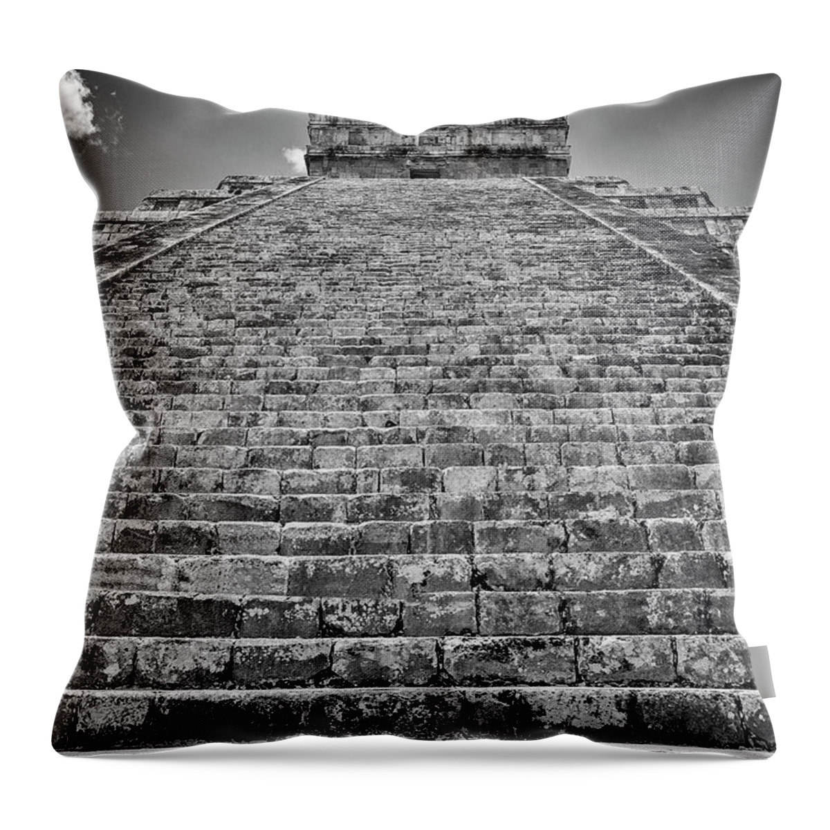 Adventure Throw Pillow featuring the photograph Ell Castillo #3 by Peter Lakomy