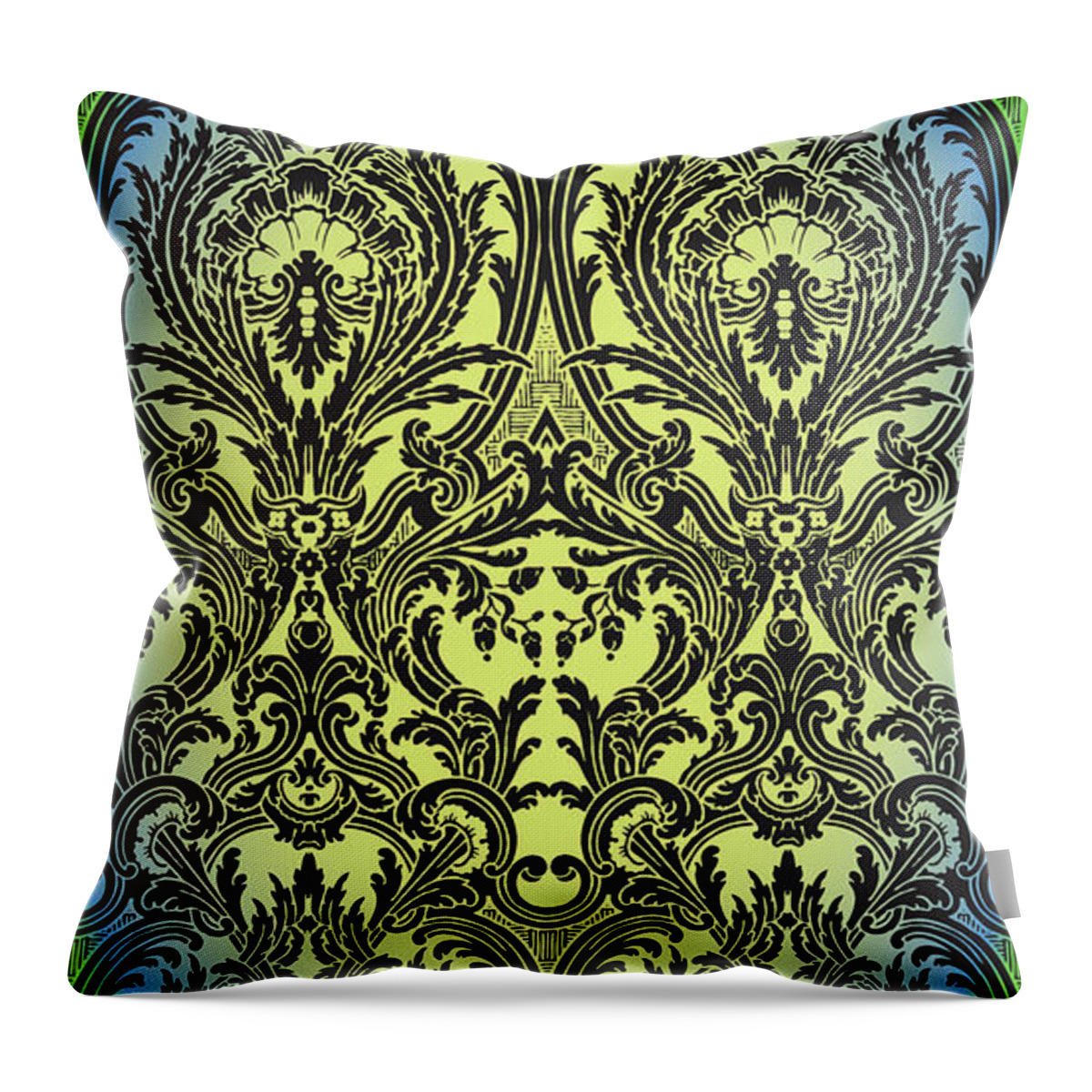 Pattern Throw Pillow featuring the digital art Geometric Pattern #4 by Ariadna De Raadt