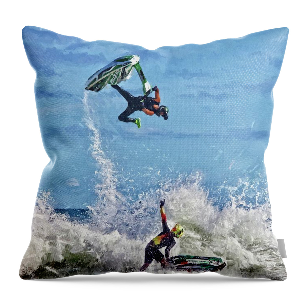 Alicegipsonphotographs Throw Pillow featuring the photograph Gotcha #3 by Alice Gipson