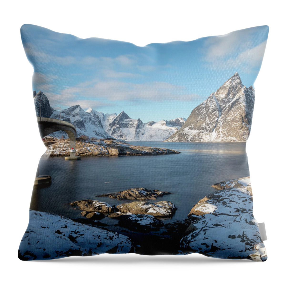 Reine Throw Pillow featuring the photograph Hamnoy Lofoten - Norway #3 by Joana Kruse