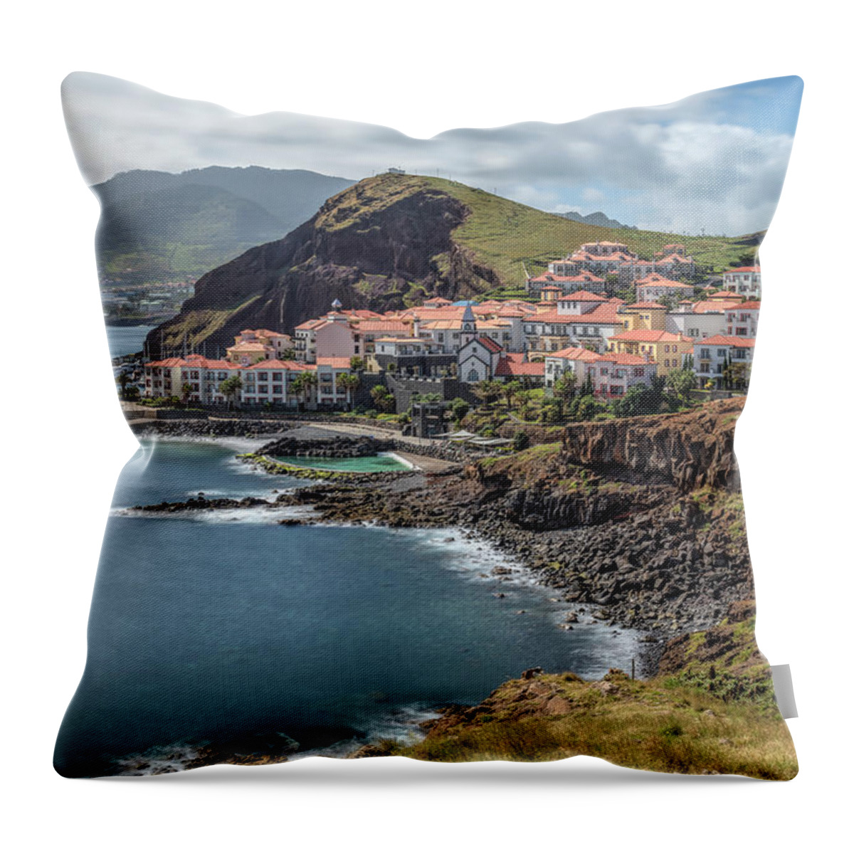 Ponta De Sao Lourencao Throw Pillow featuring the photograph Ponta de Sao Lourencao - Madeira #3 by Joana Kruse