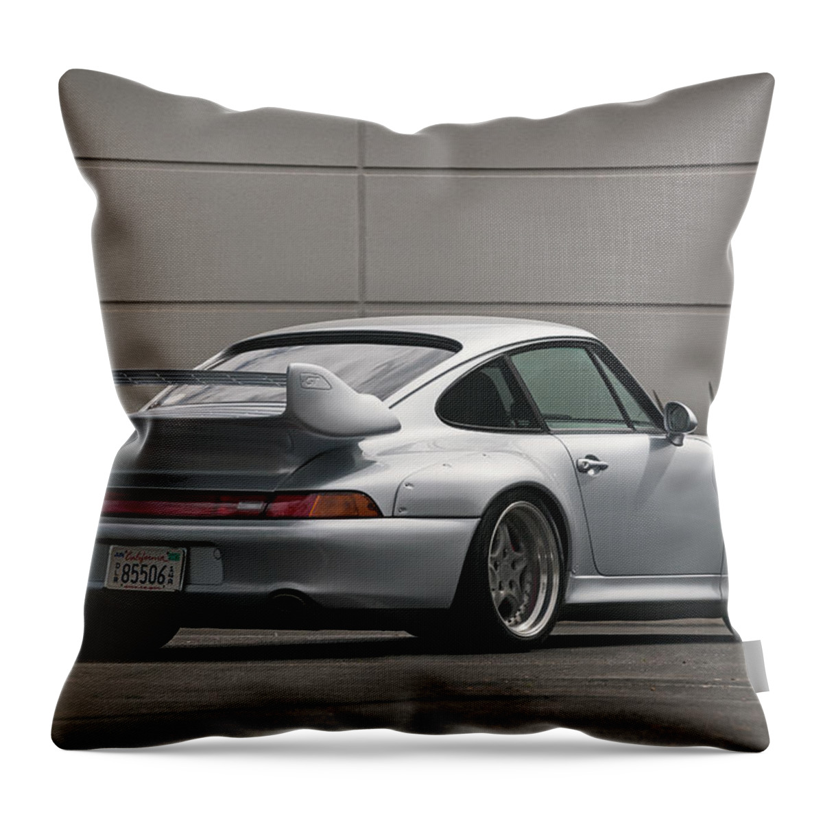 Cars Throw Pillow featuring the photograph #Porsche #993gt2 #Print #3 by ItzKirb Photography