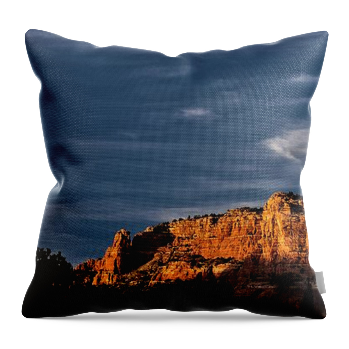 Sedona Az Red Rock Throw Pillow featuring the photograph Sedona AZ #3 by Joshua Fredericks