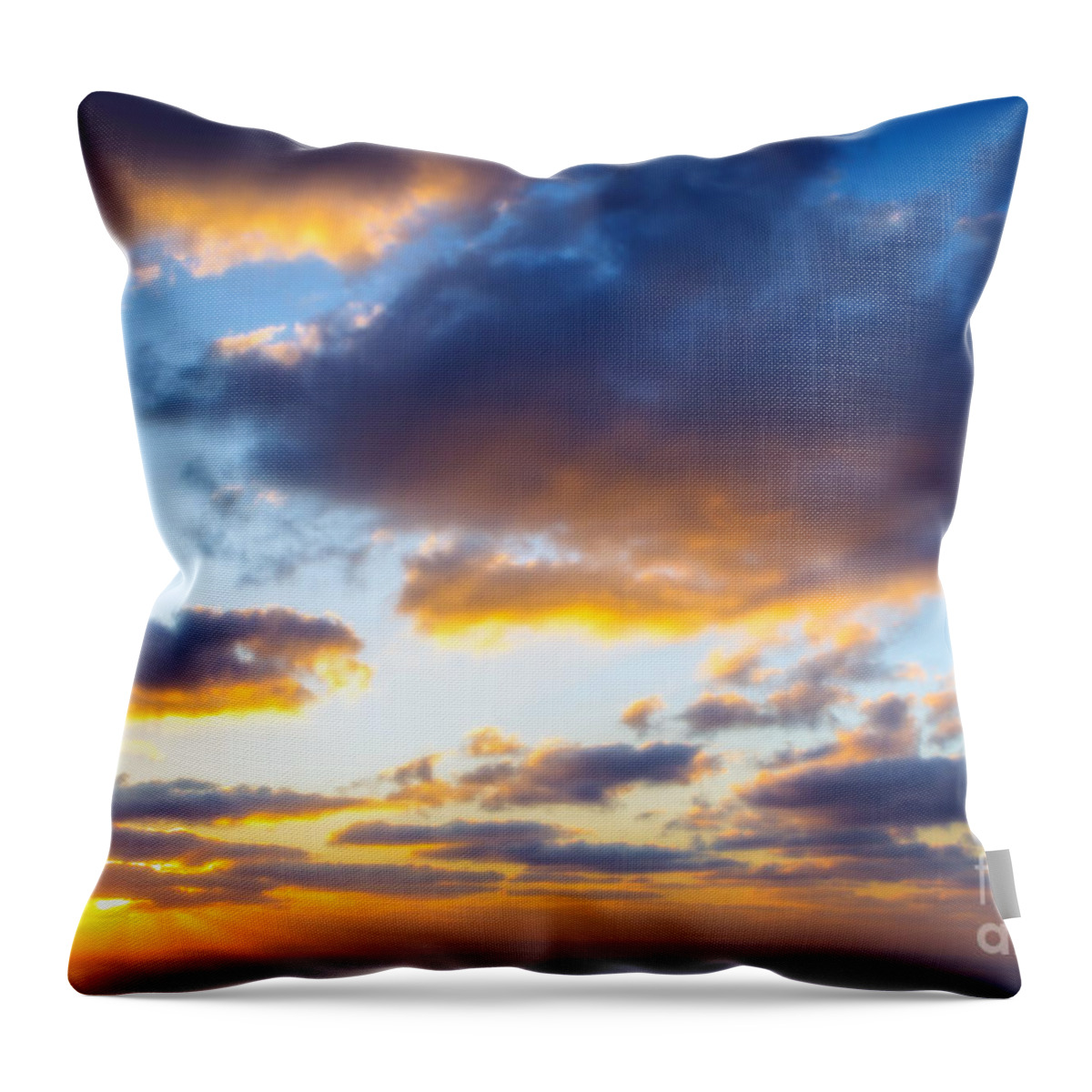 Nir Ben-yosef Xnir Sky And Cloud Israel Throw Pillow featuring the photograph Sky and cloud #3 by Nir Ben-Yosef