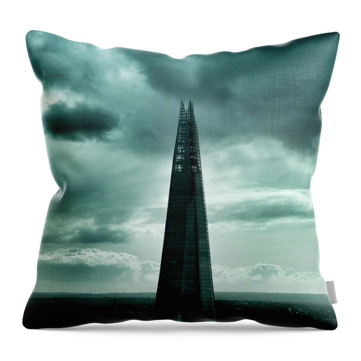 London Throw Pillow featuring the photograph The Shard #4 by Joshua Miranda