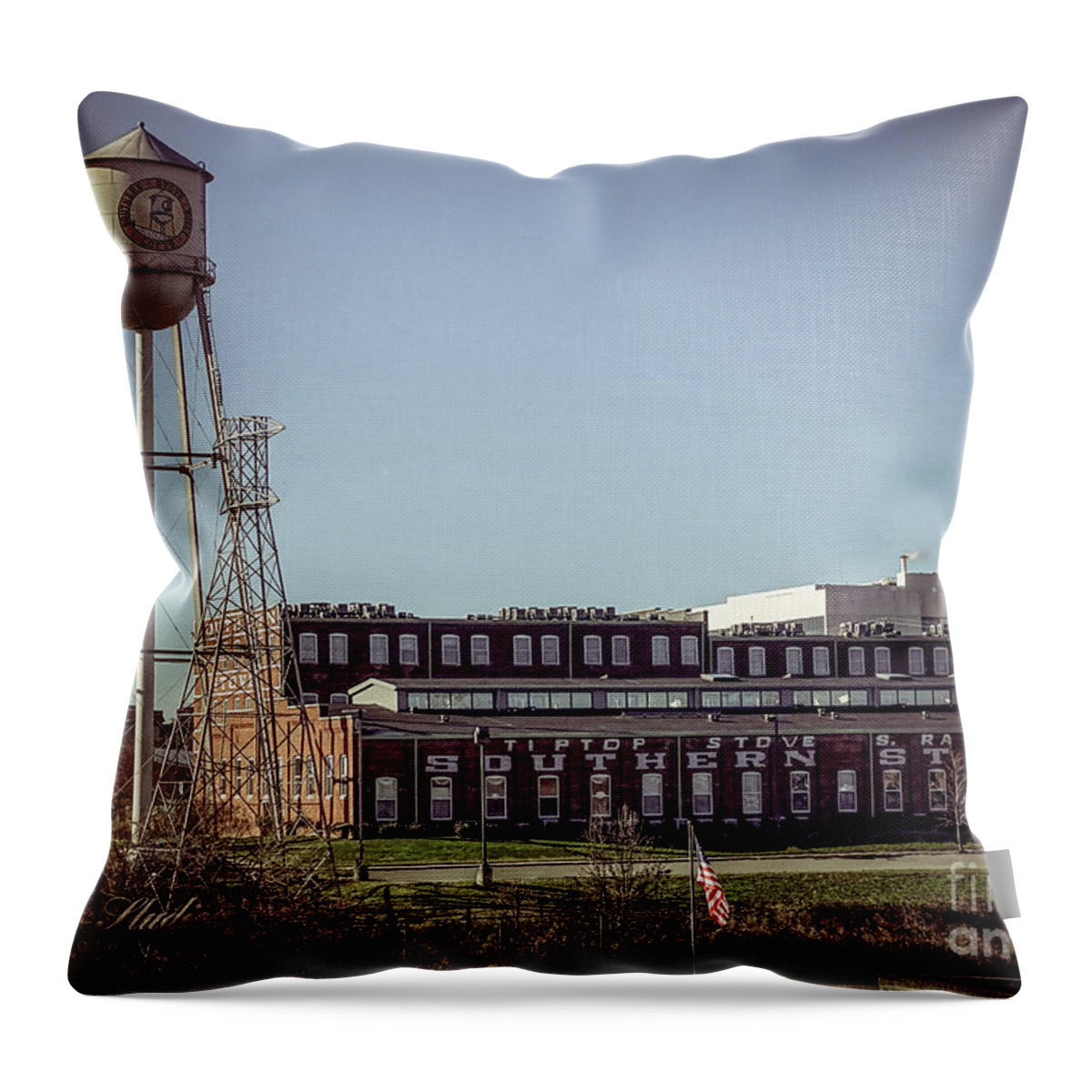 Photoshop Throw Pillow featuring the photograph Tiptop Stoves #3 by Melissa Messick
