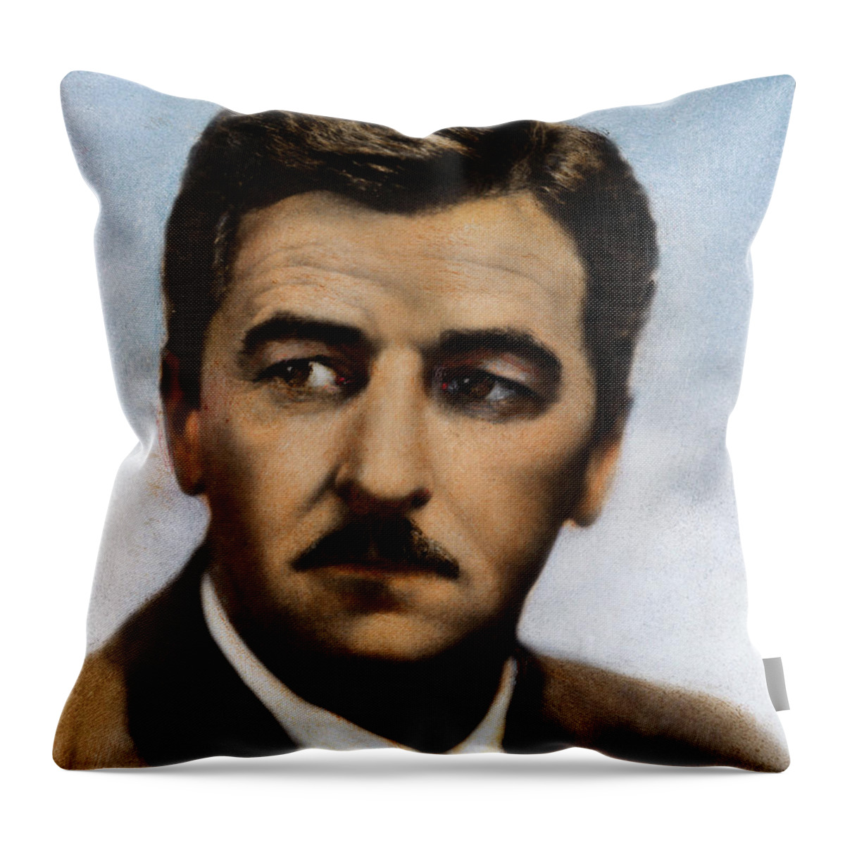 20th Century Throw Pillow featuring the photograph William Faulkner, 1897-1962 #3 by Granger