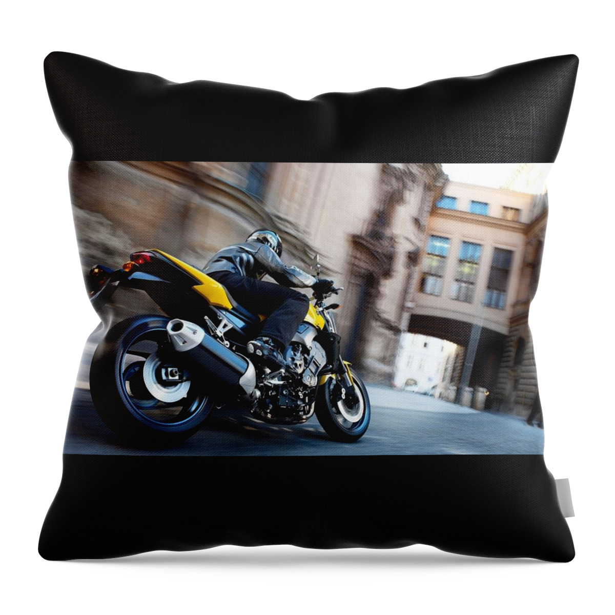 Yamaha Throw Pillow featuring the photograph Yamaha #3 by Jackie Russo
