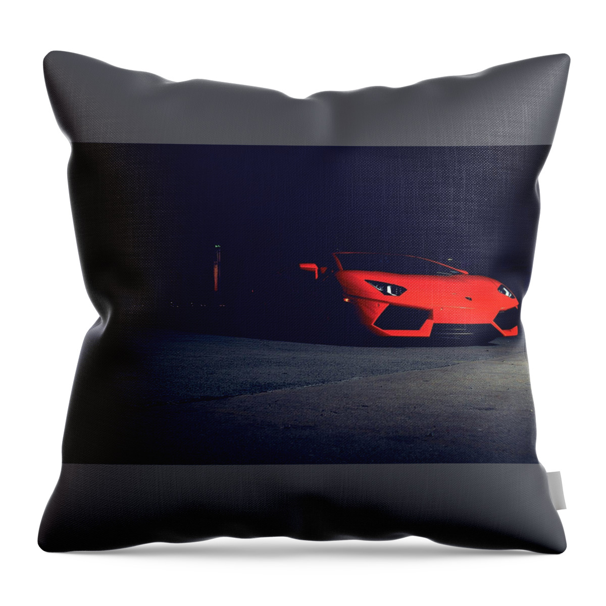 Ferrari Throw Pillow featuring the photograph Ferrari #30 by Mariel Mcmeeking