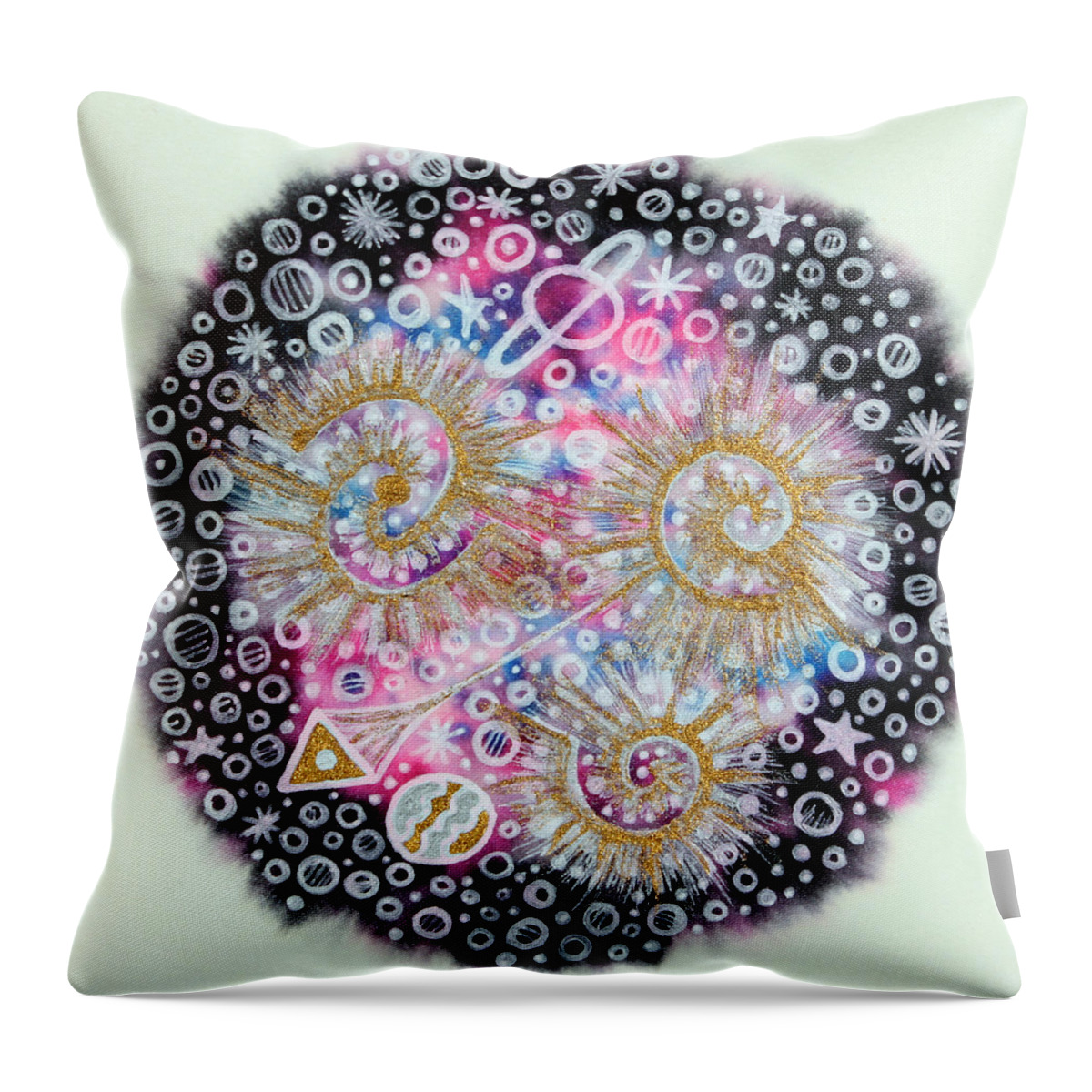 Space Cosmos Universe Galaxy Nebula Planets Comets Asteroids Ufos Shooting Stars Spirals Swirls Meteors Throw Pillow featuring the photograph 32 by Daniel Icaza