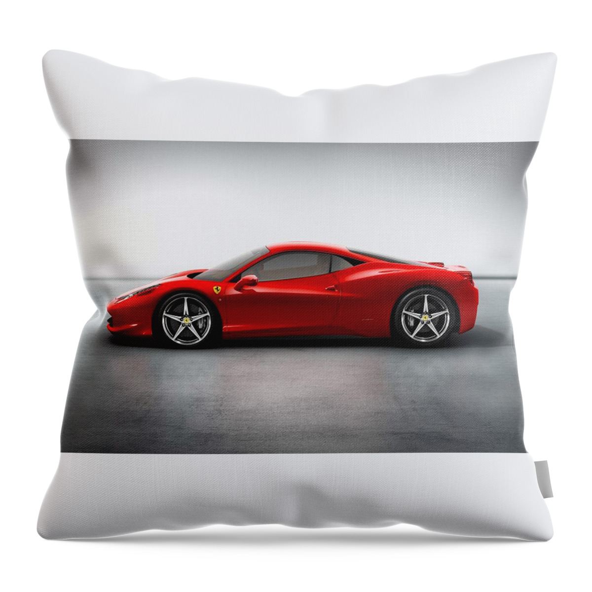 Ferrari Throw Pillow featuring the photograph Ferrari #33 by Jackie Russo