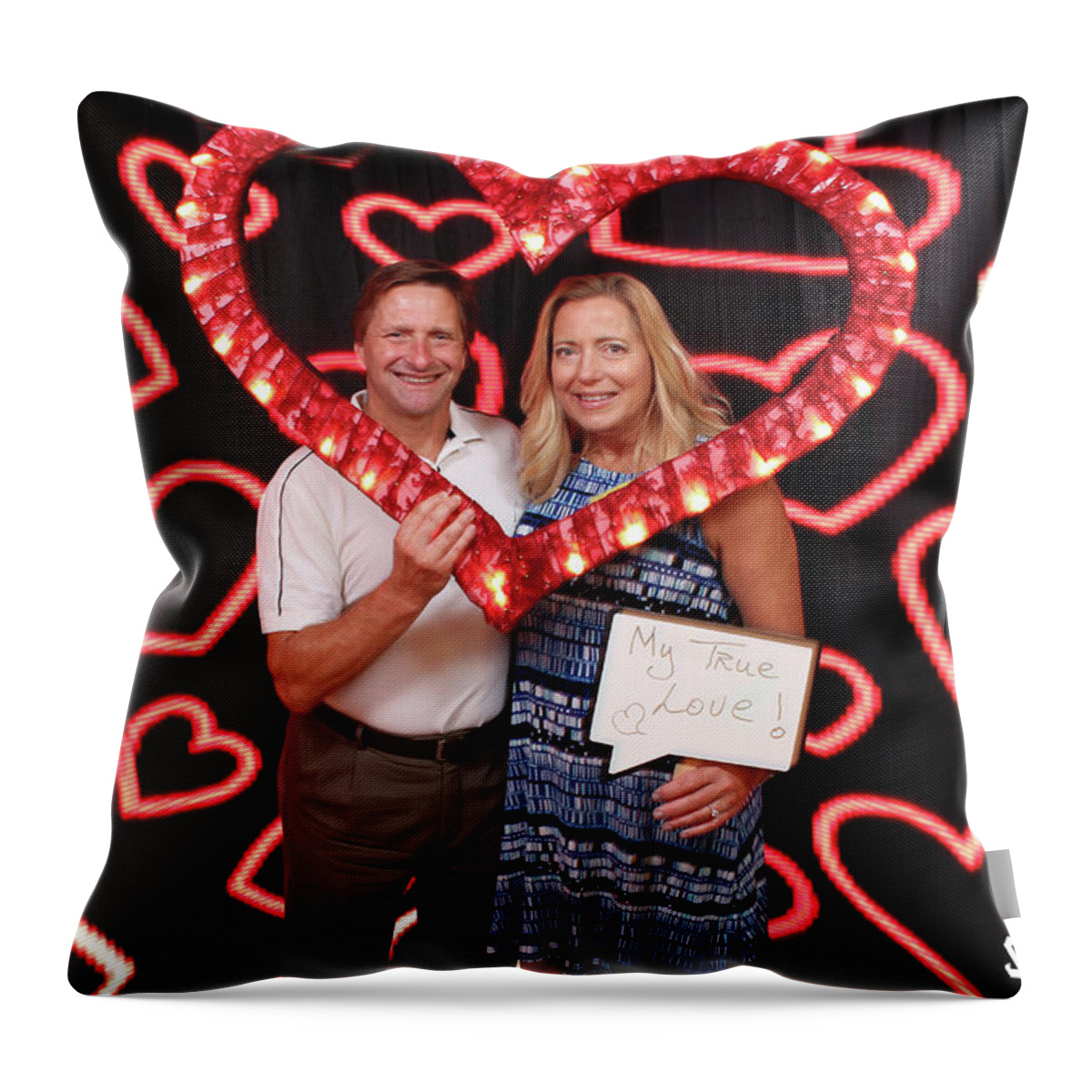 Throw Pillow featuring the photograph Lanier High School 40th Reunion #34 by Andrew Nourse