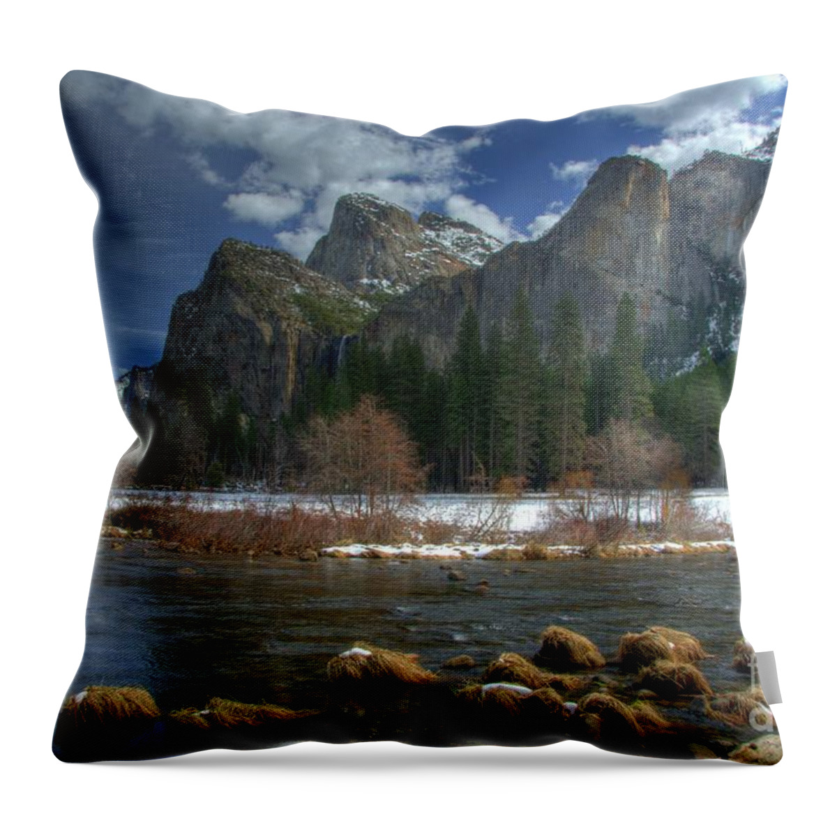 Yosemite Throw Pillow featuring the photograph Yosemite #34 by Marc Bittan