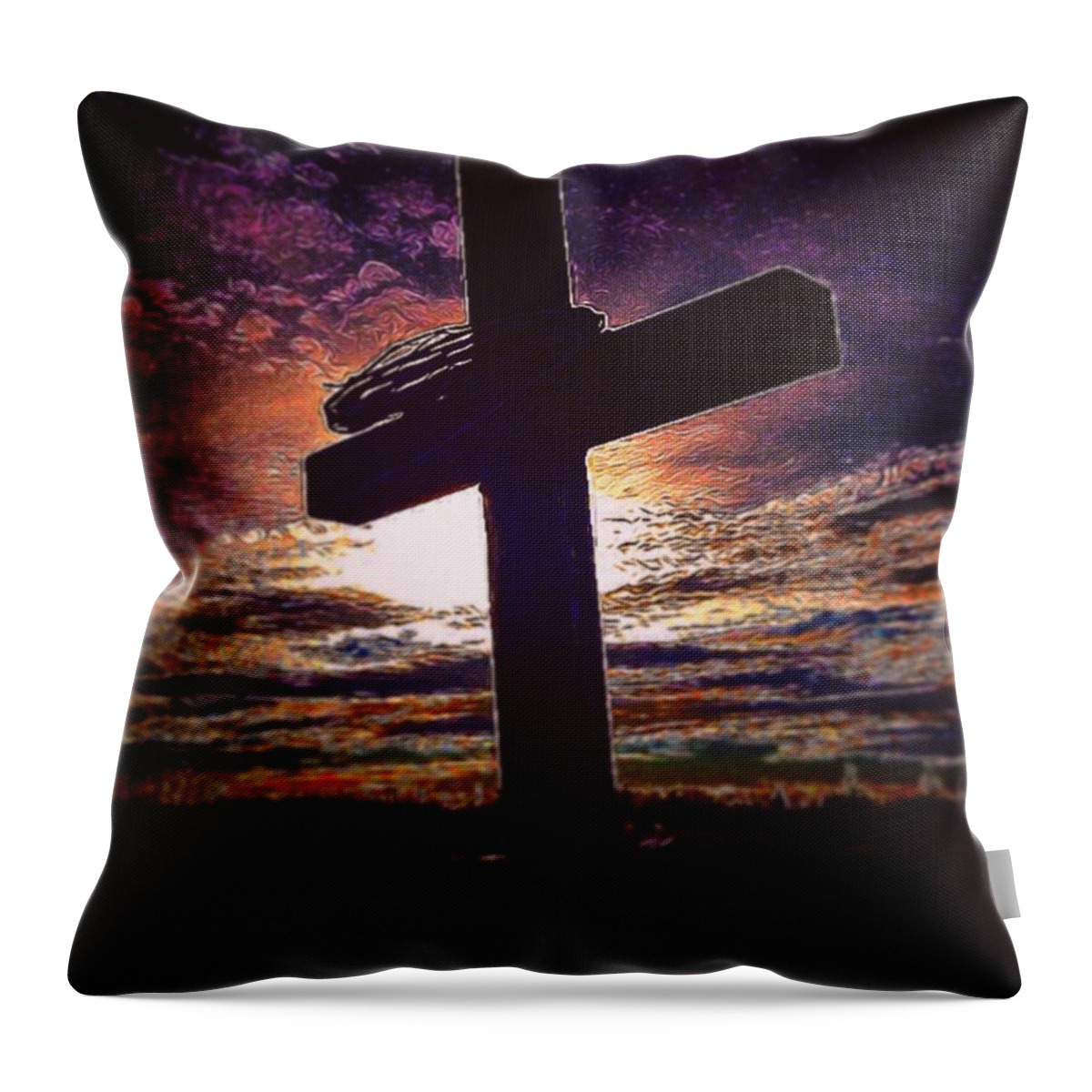 All Throw Pillow featuring the photograph Our Father... by Shawn Gordon