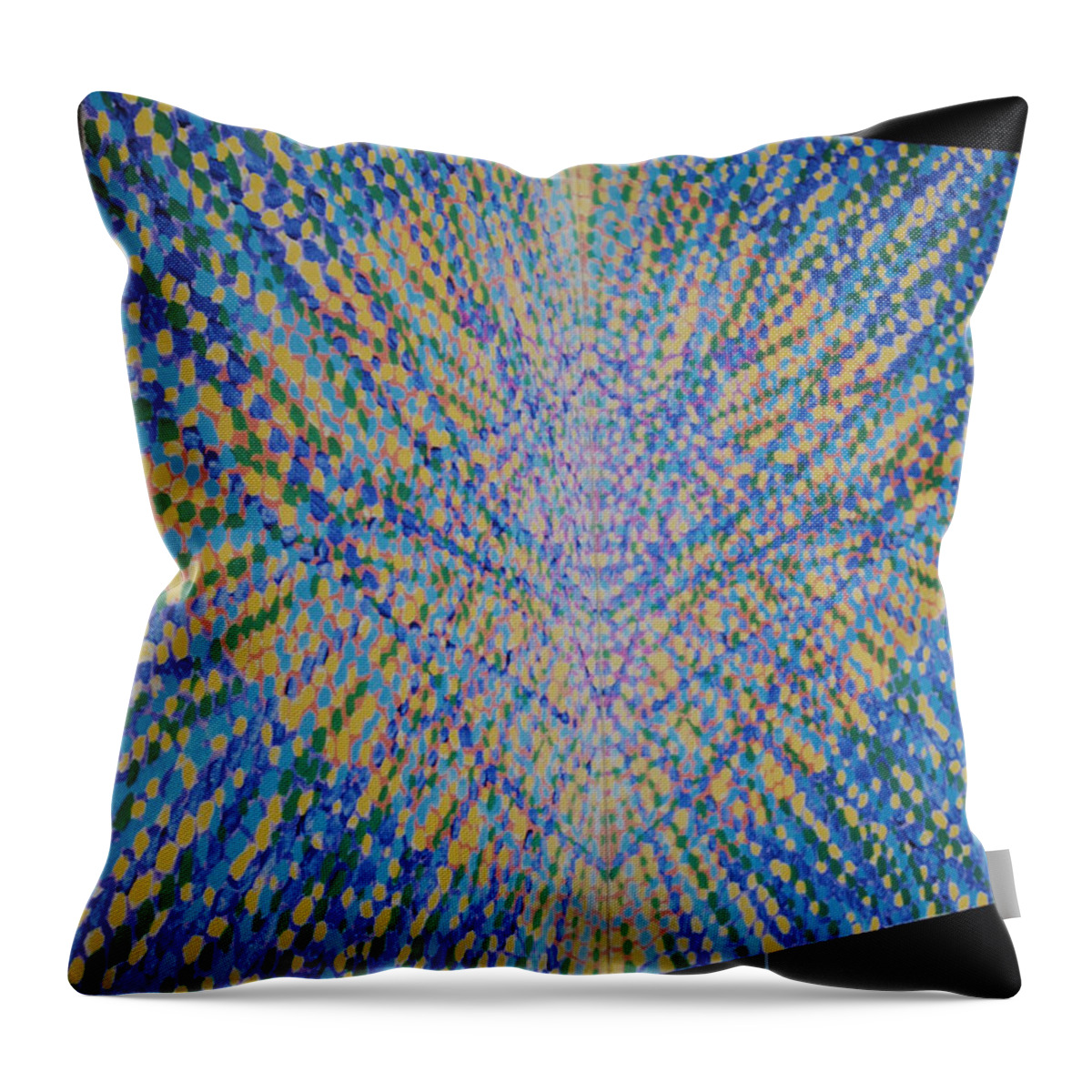 Inspirational Throw Pillow featuring the painting Butterfly Dream #4 by Kyung Hee Hogg