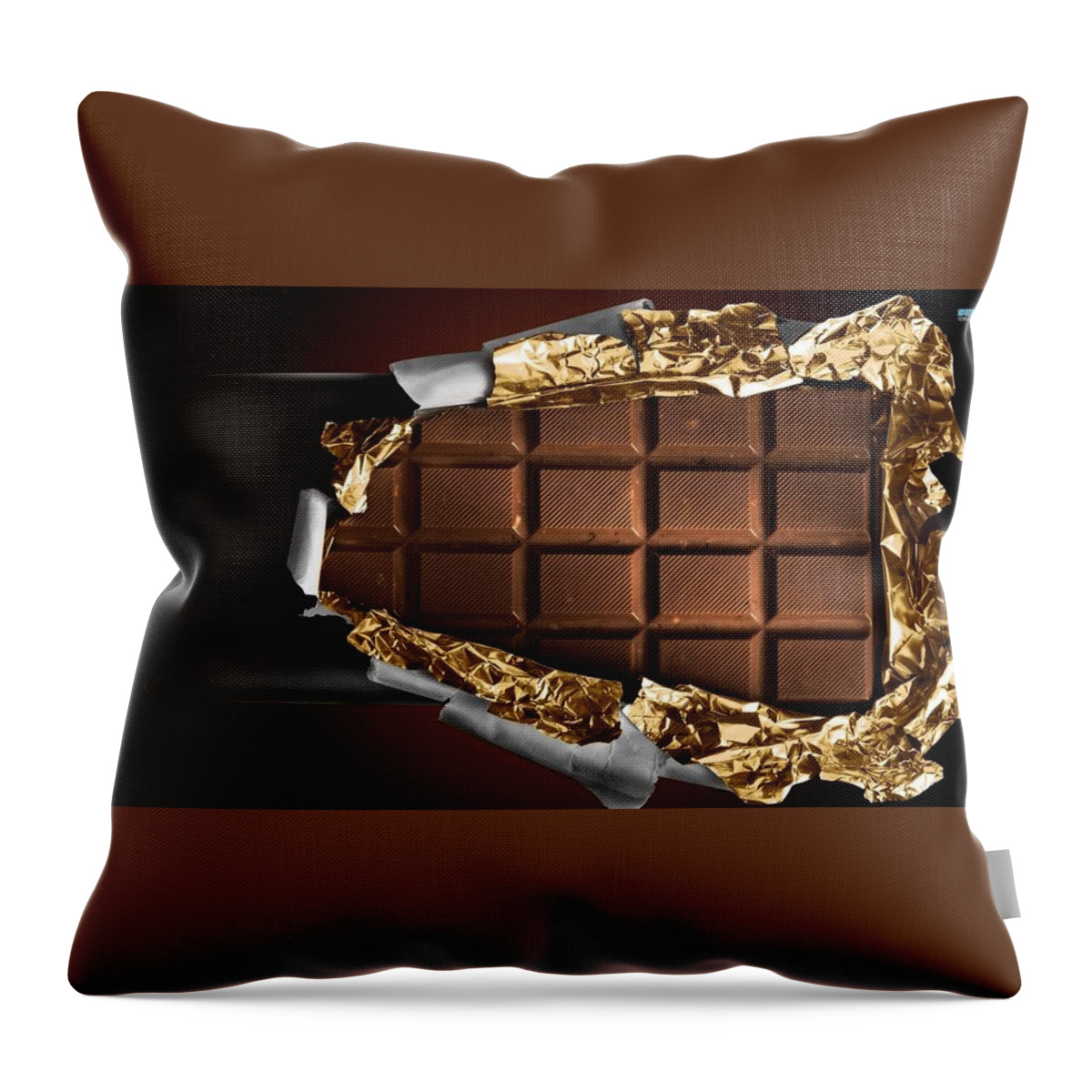 Chocolate Throw Pillow featuring the photograph Chocolate #4 by Jackie Russo