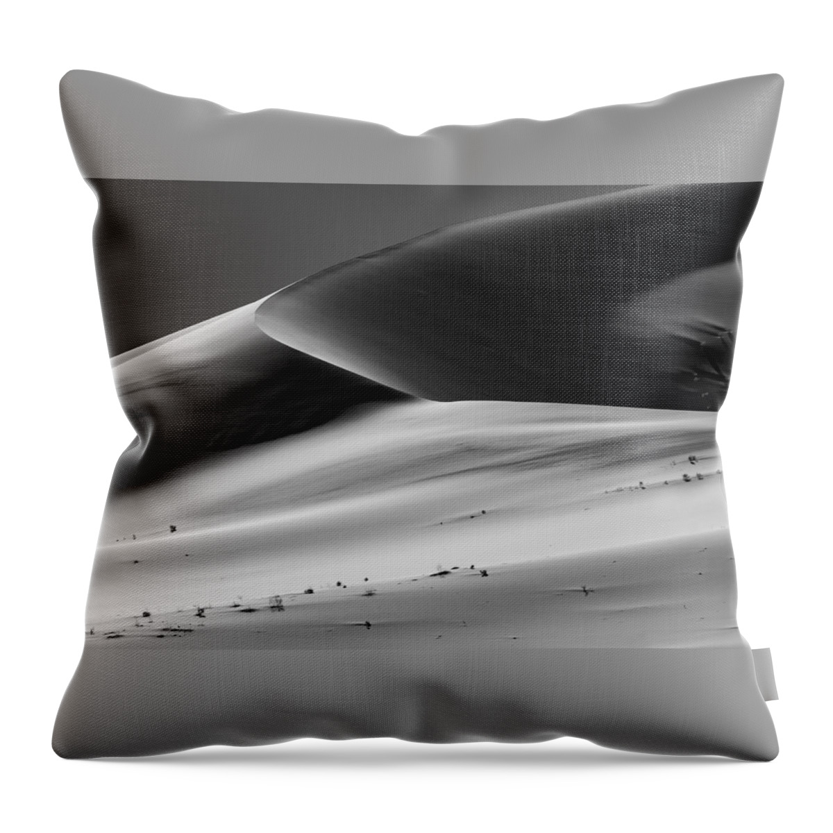 Sand Throw Pillow featuring the photograph Eureka Dunes #2 by Rick Pisio