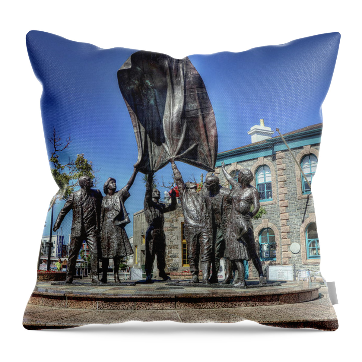 Jersey Channel Islands United Kingdom Throw Pillow featuring the photograph Jersey Channel Islands United Kingdom #4 by Paul James Bannerman