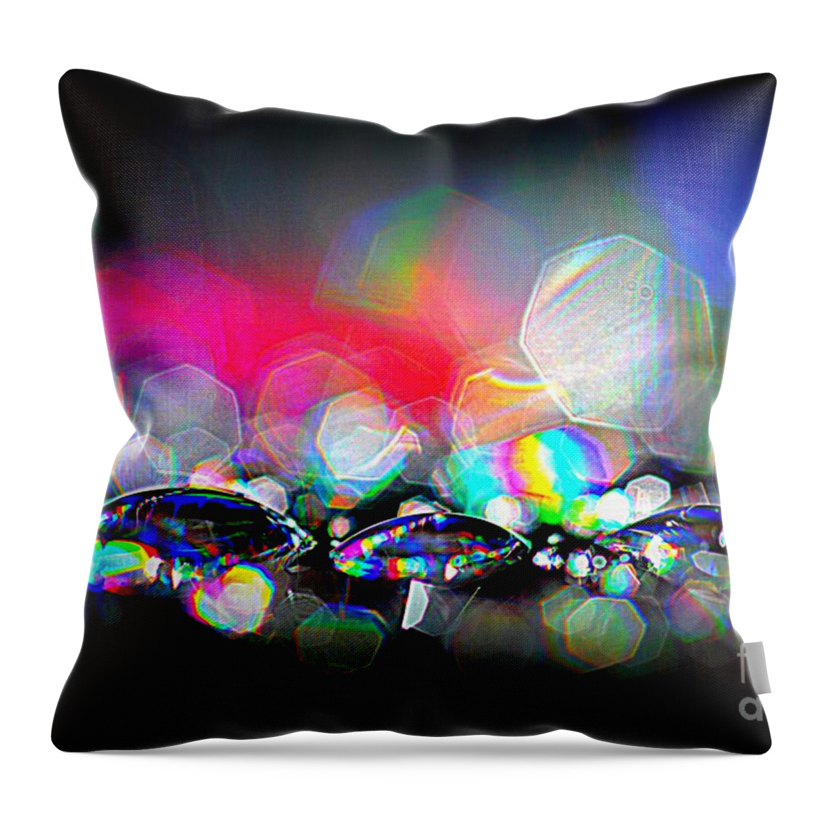 Sparks Throw Pillow featuring the photograph Sparks #4 by Sylvie Leandre