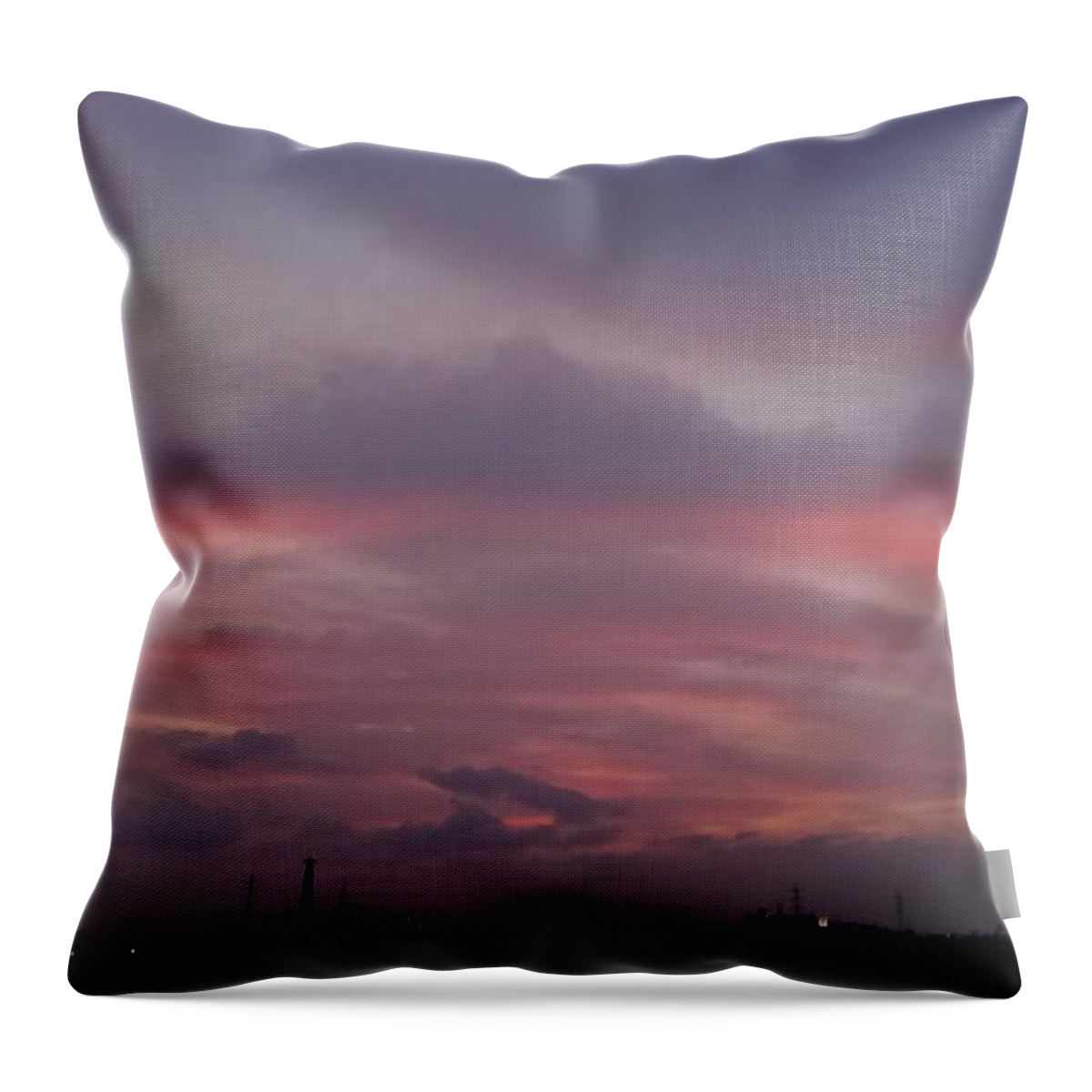 Sunset Throw Pillow featuring the photograph Sunset #4 by Kumiko Izumi