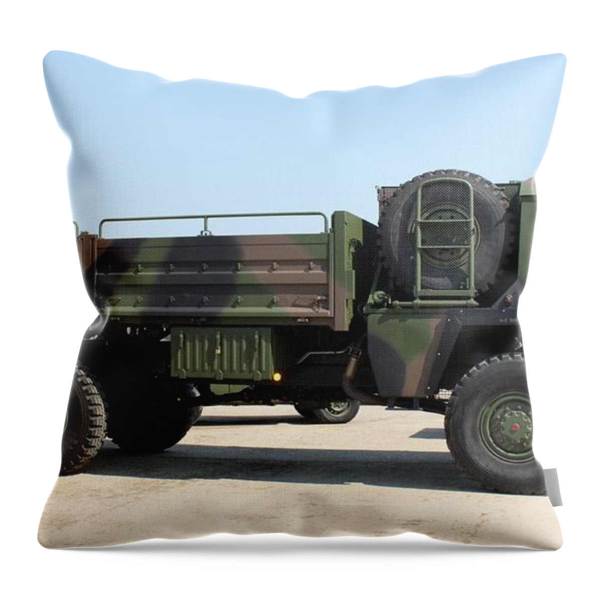 Vehicle Throw Pillow featuring the digital art Vehicle #4 by Maye Loeser