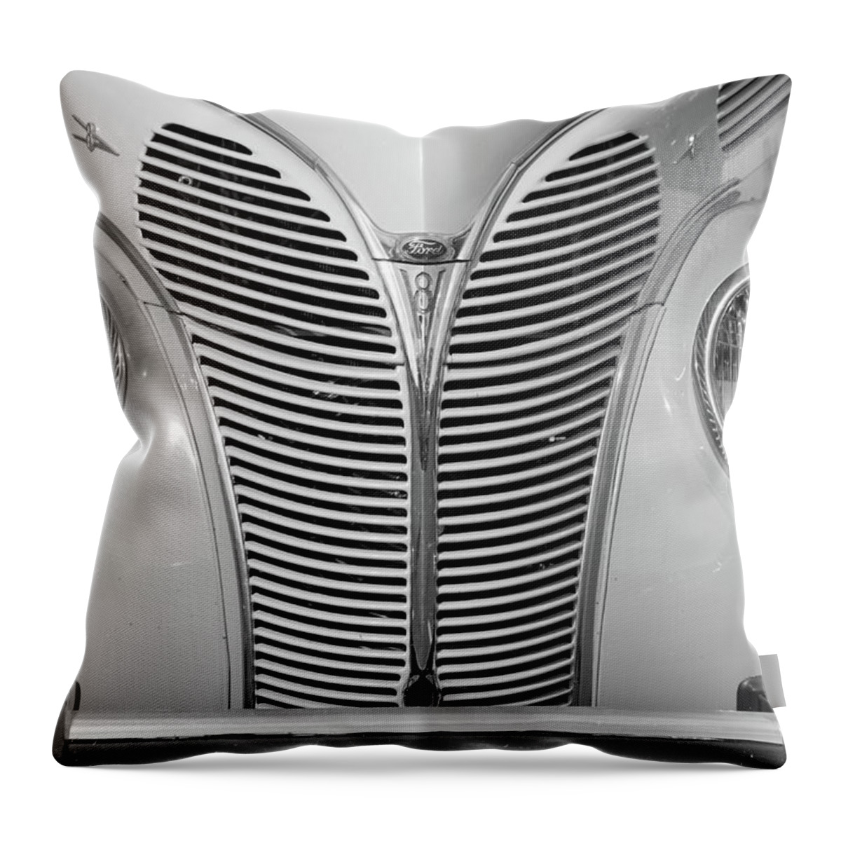 Ford Throw Pillow featuring the photograph 40 Ford by Trent Mallett
