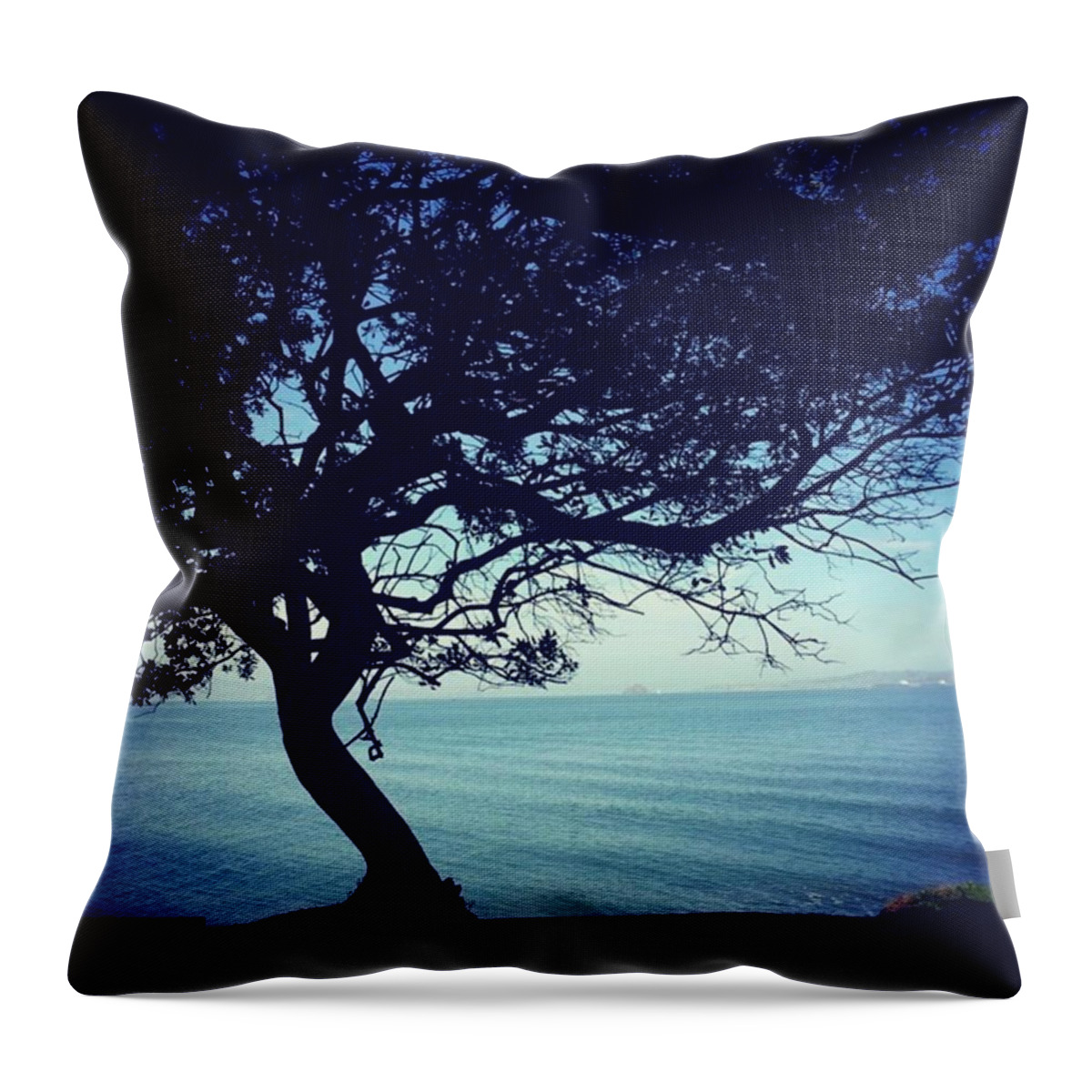 Tree Throw Pillow featuring the photograph Angel's Tree by C Oeur