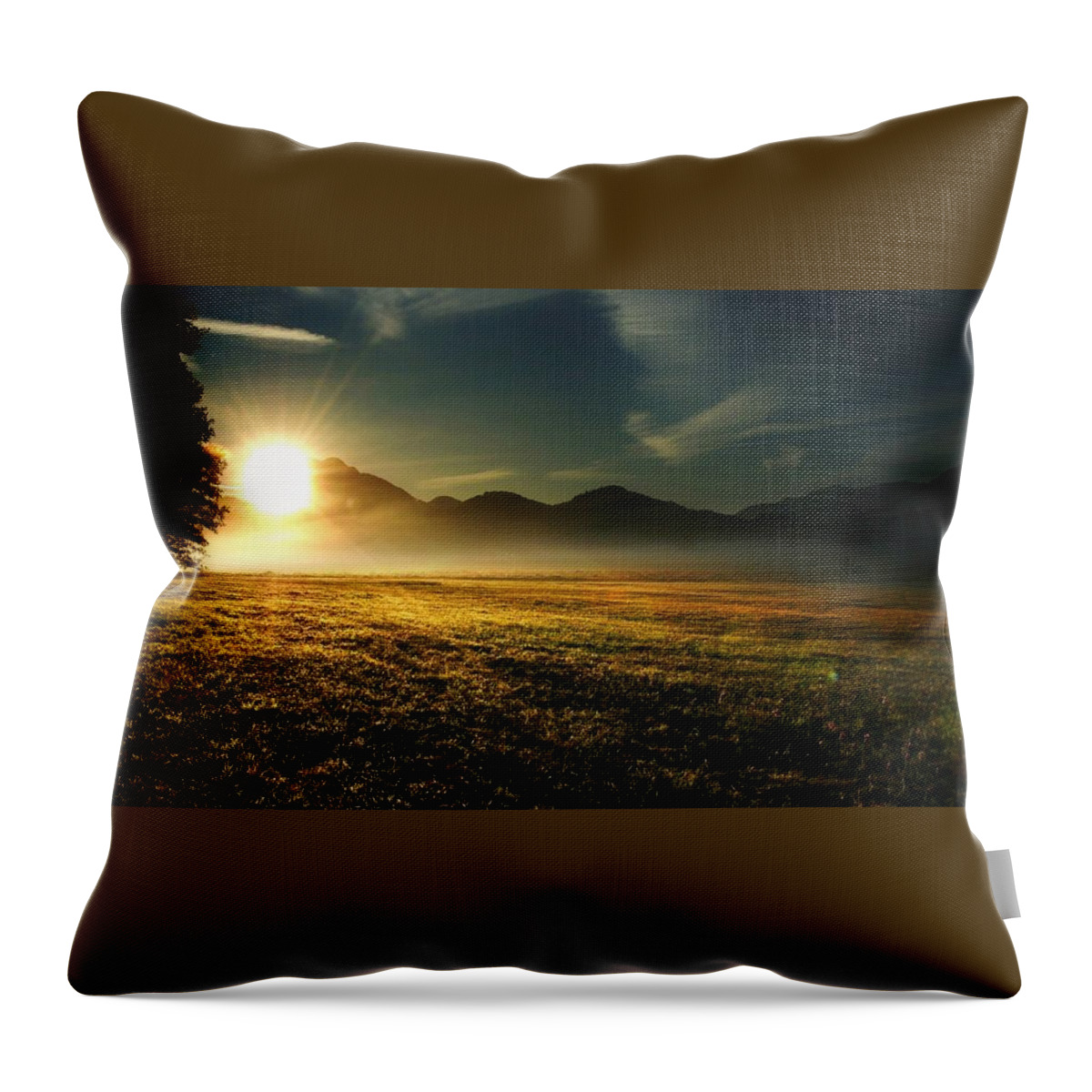 Sunset Throw Pillow featuring the photograph Sunset #49 by Jackie Russo