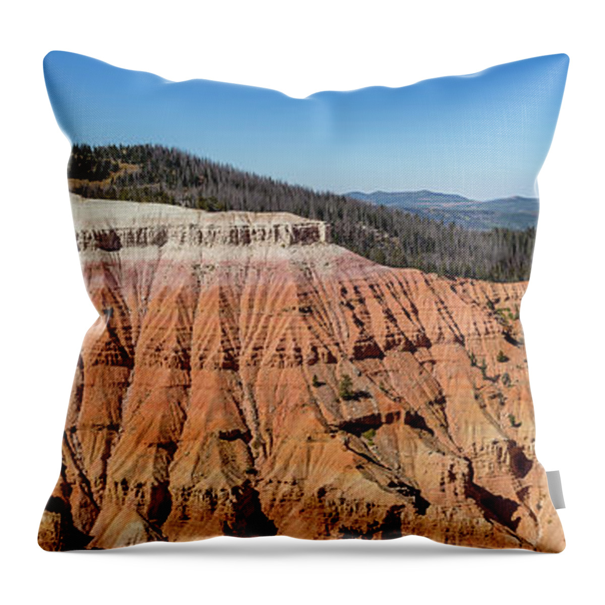 Park Throw Pillow featuring the photograph Cedar Breaks National Monument #5 by K Bradley Washburn