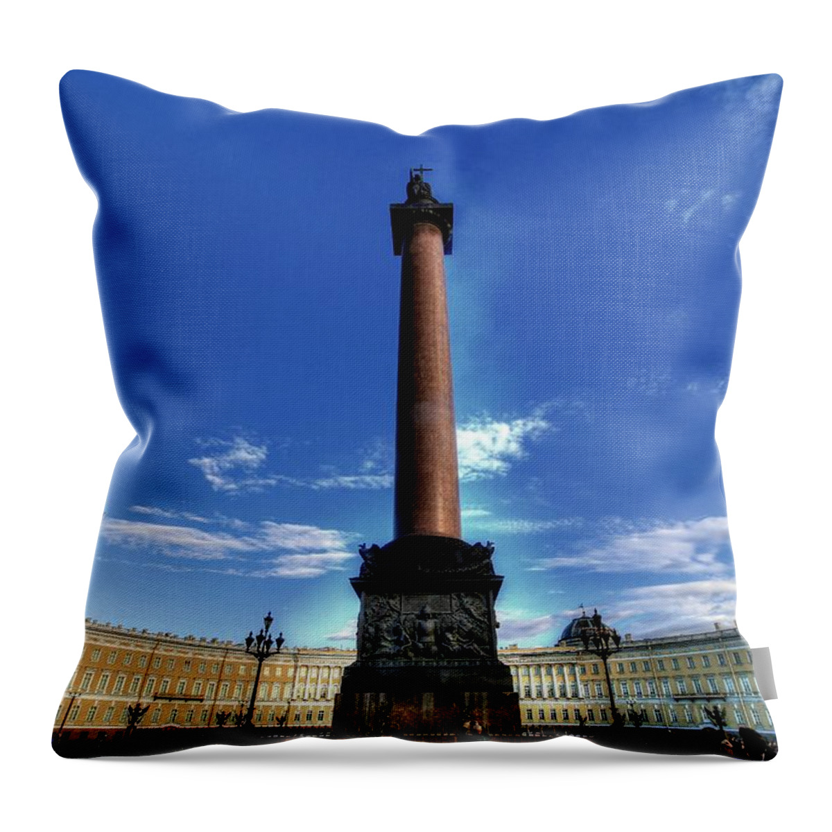 St. Petersburg Russia Throw Pillow featuring the photograph St. Petersburg Russia #5 by Paul James Bannerman