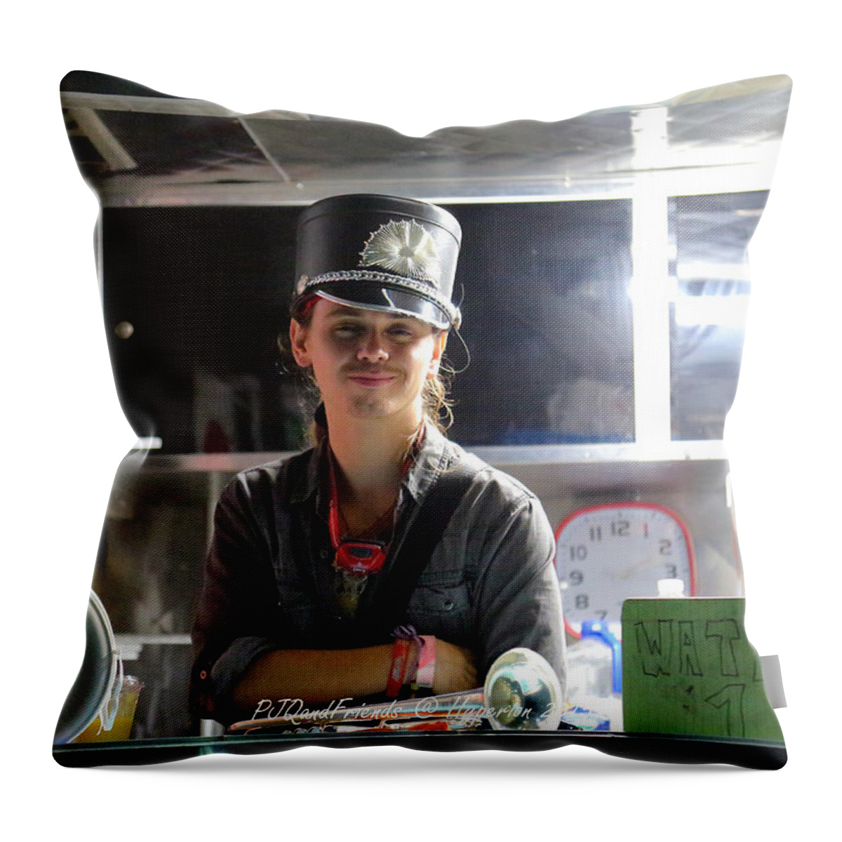 Hyperion Music And Arts Festival 2015 Throw Pillow featuring the photograph Hyperion Music and Arts Festival 2015 #6 by PJQandFriends Photography