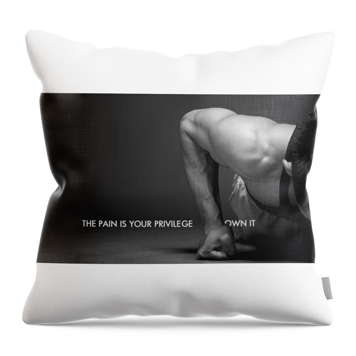 Motivational Throw Pillow featuring the digital art Motivational #6 by Super Lovely