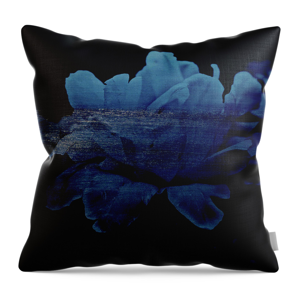 Texture Throw Pillow featuring the photograph Texture Flowers #6 by Prince Andre Faubert