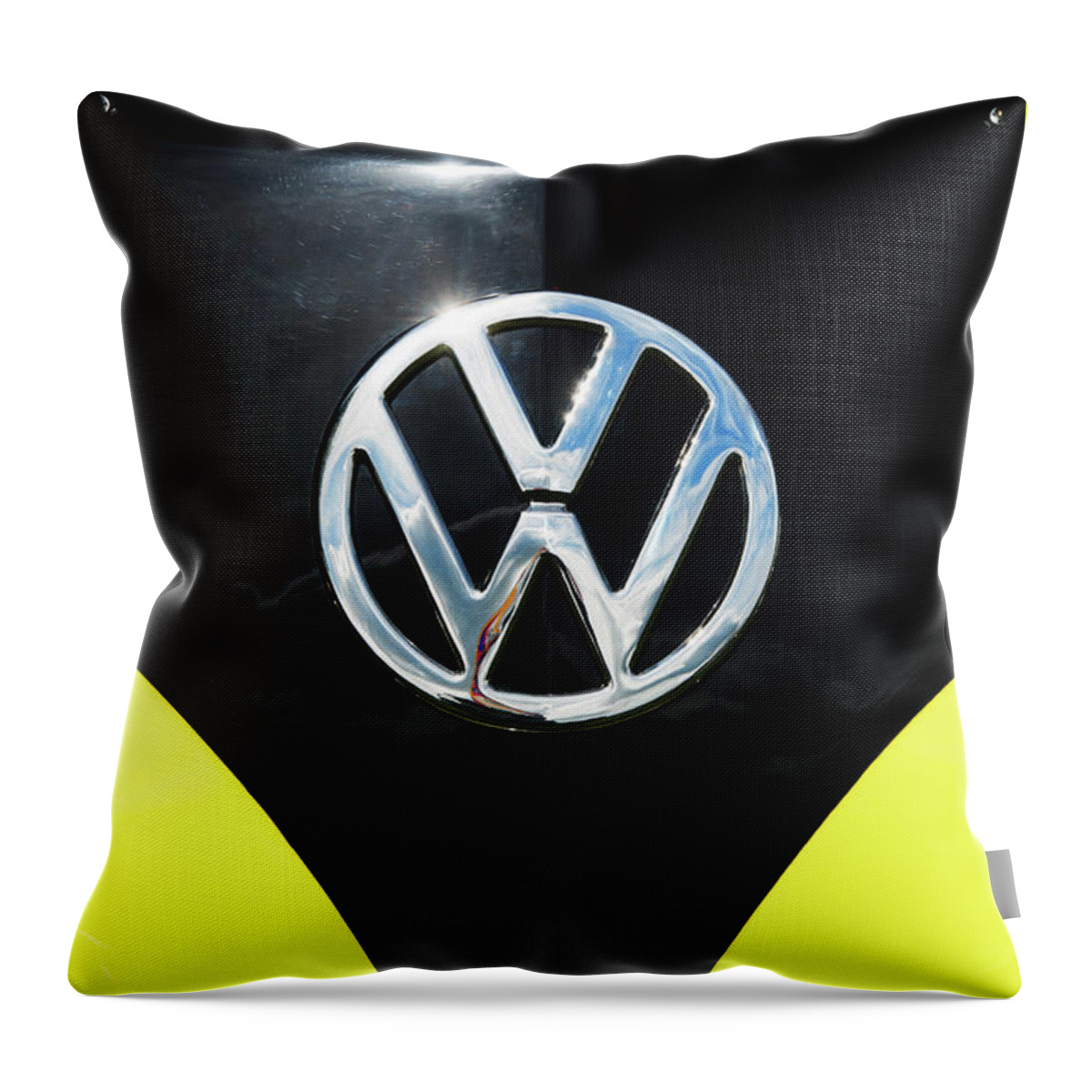 Vw Throw Pillow featuring the photograph 66 Kamper by Tim Gainey