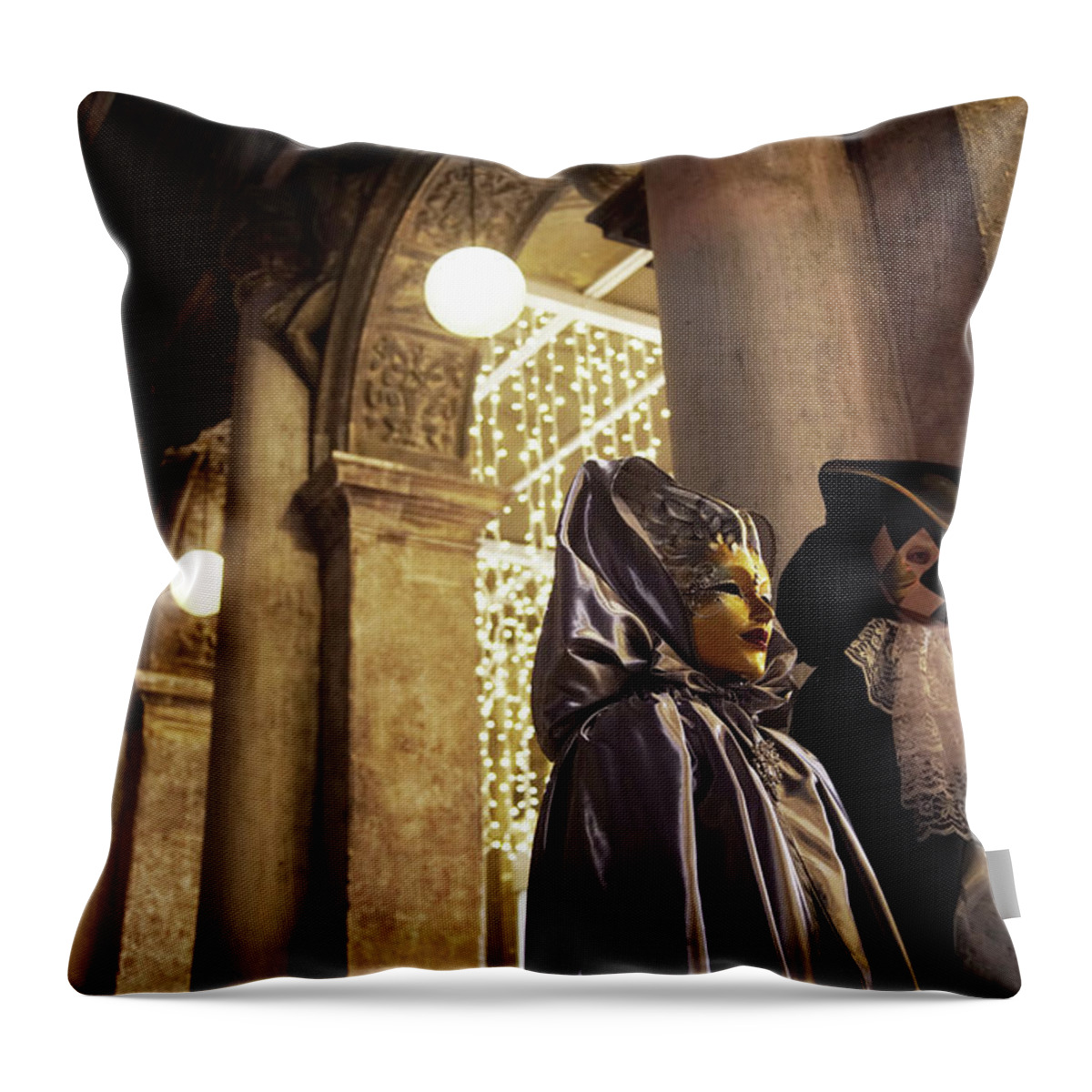Venice Throw Pillow featuring the photograph 7184 - 2017 by Marco Missiaja