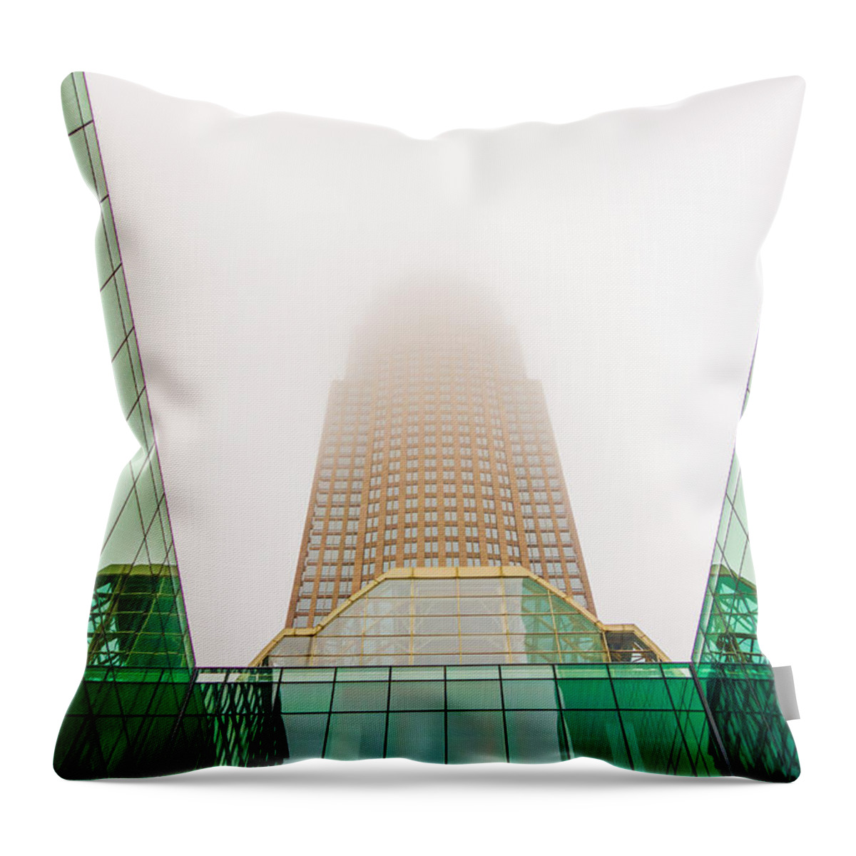 Charlotte Throw Pillow featuring the photograph Charlotte North Carolina City Skyline #8 by Alex Grichenko