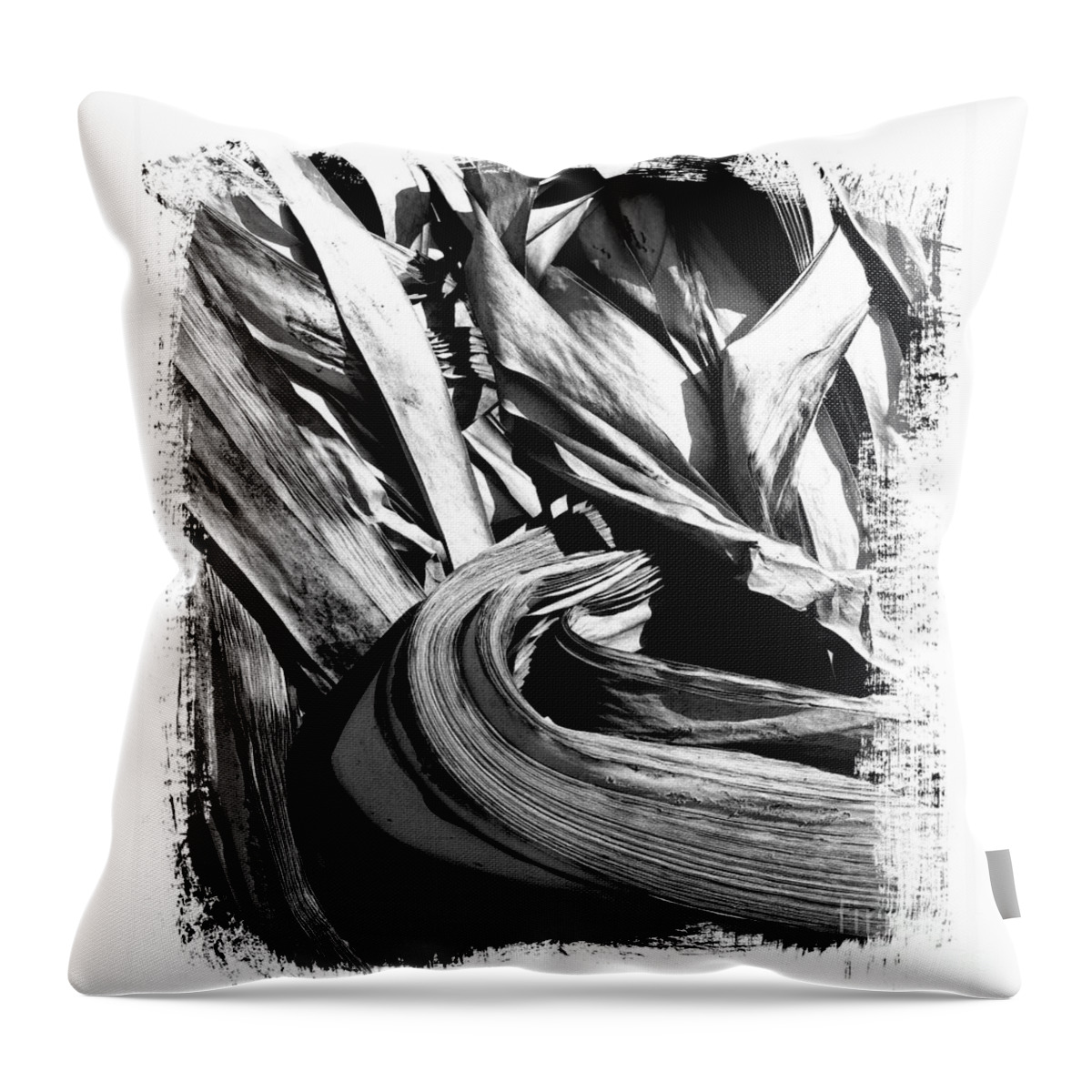 Compressed Throw Pillow featuring the photograph Compressed pile of paper products #8 by Bernard Jaubert