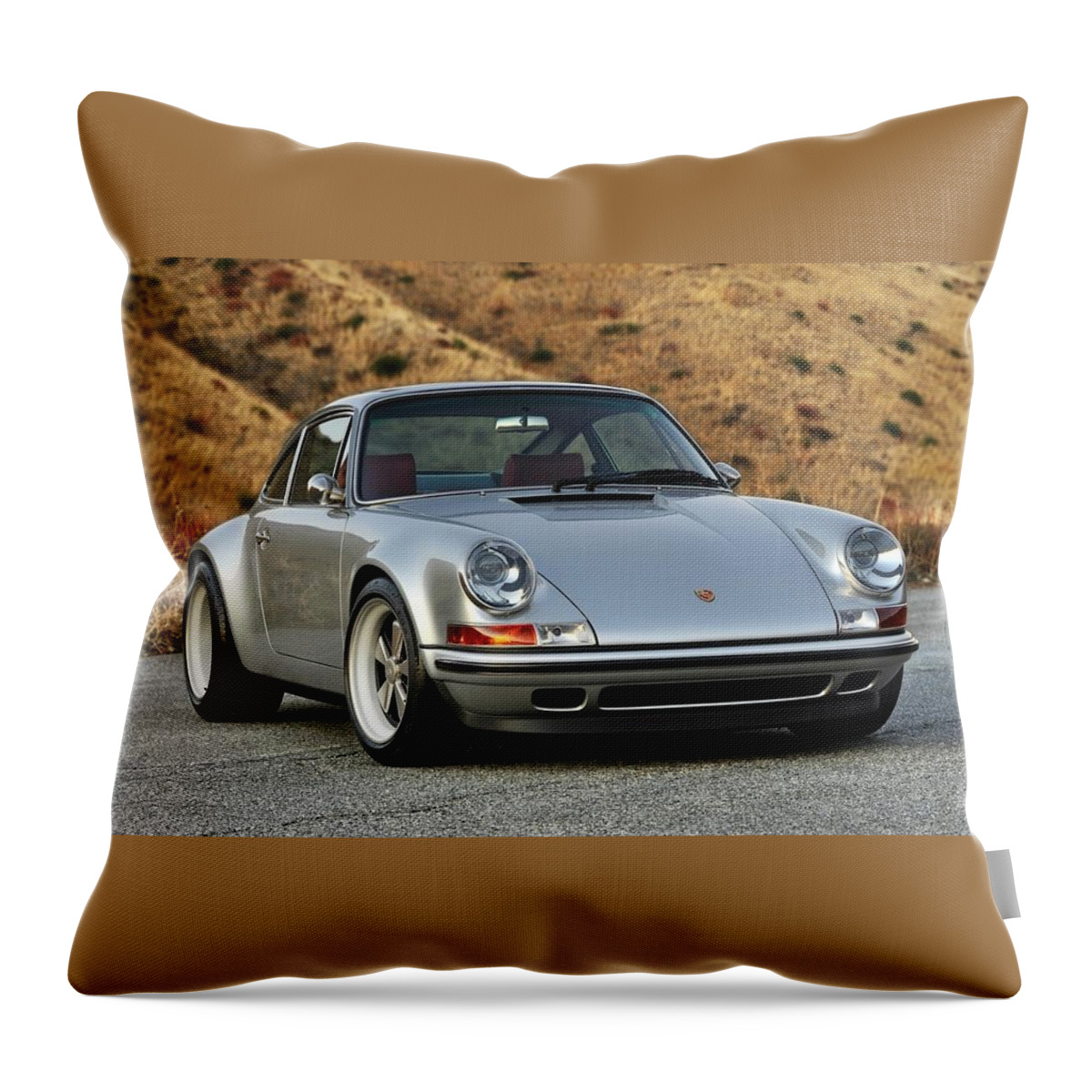 Porsche Throw Pillow featuring the photograph Porsche #8 by Jackie Russo