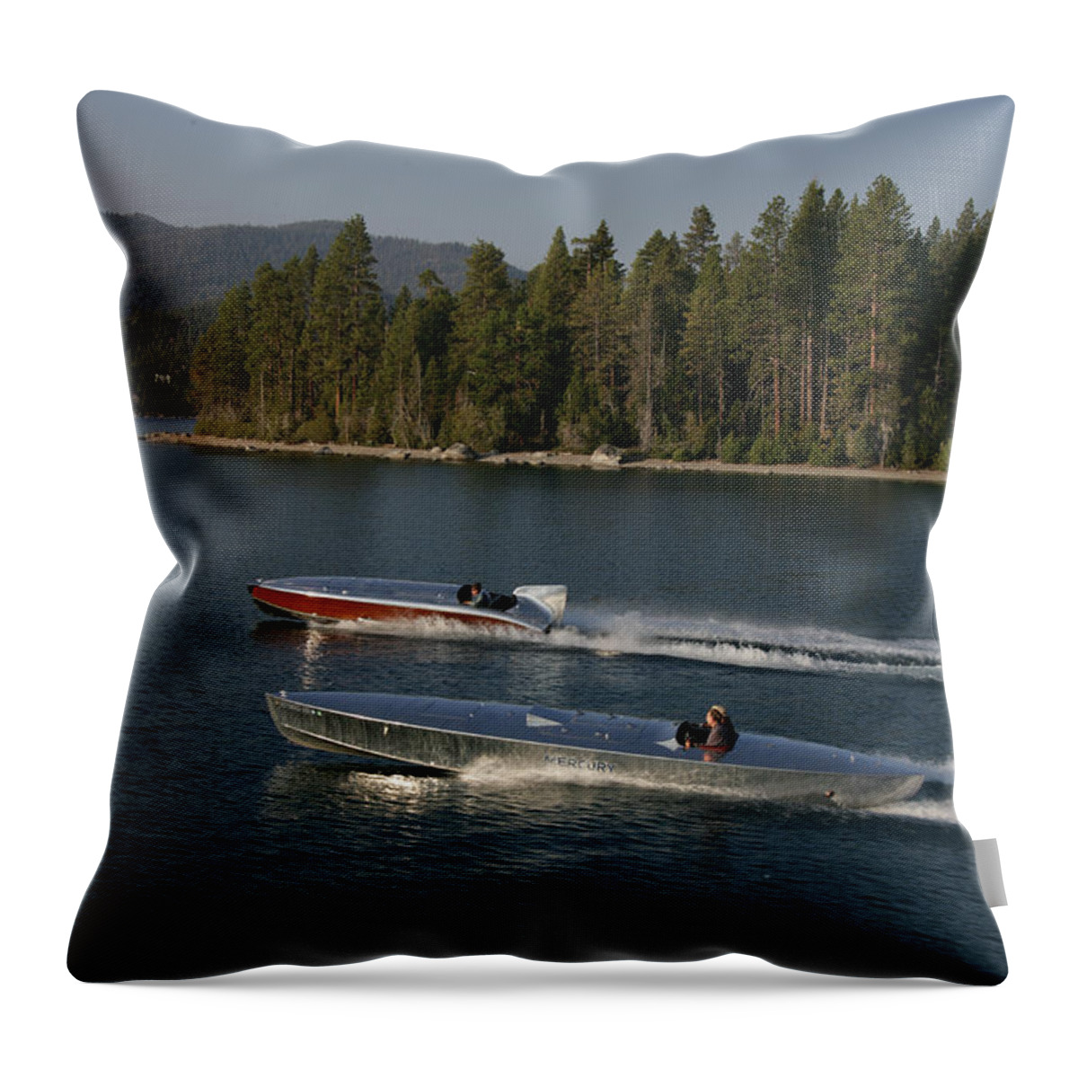 Race Throw Pillow featuring the photograph Vintage Racers #6 by Steven Lapkin