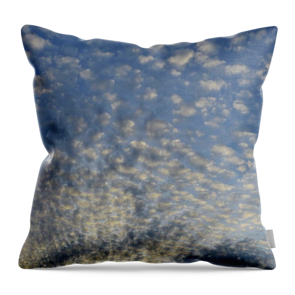 Clouds Throw Pillow featuring the photograph 8.30.26 PM June 4-2016 #83026 by Lyle Crump