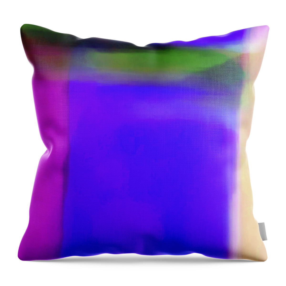 Walter Paul Bebirian Throw Pillow featuring the digital art 9-4-2015gabcdefghijklmn by Walter Paul Bebirian