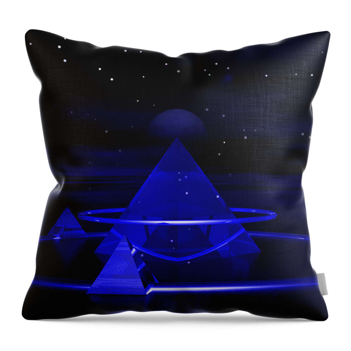 Artistic Throw Pillow featuring the digital art Artistic #9 by Maye Loeser