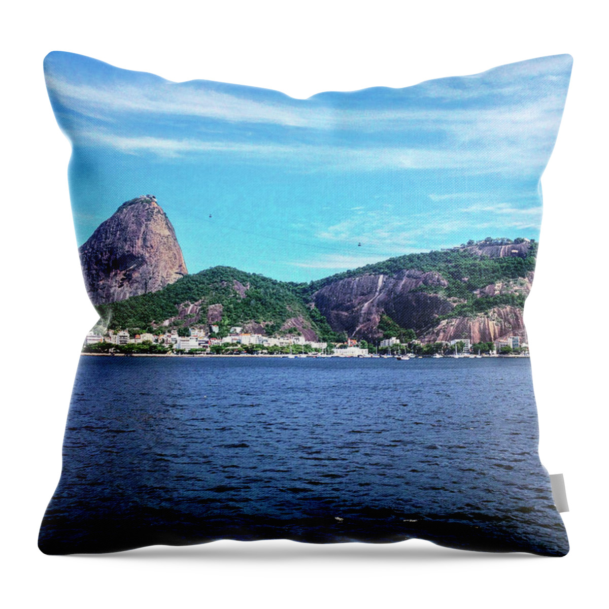 Ipanema Throw Pillow featuring the photograph Rio de Janeiro #94 by Cesar Vieira