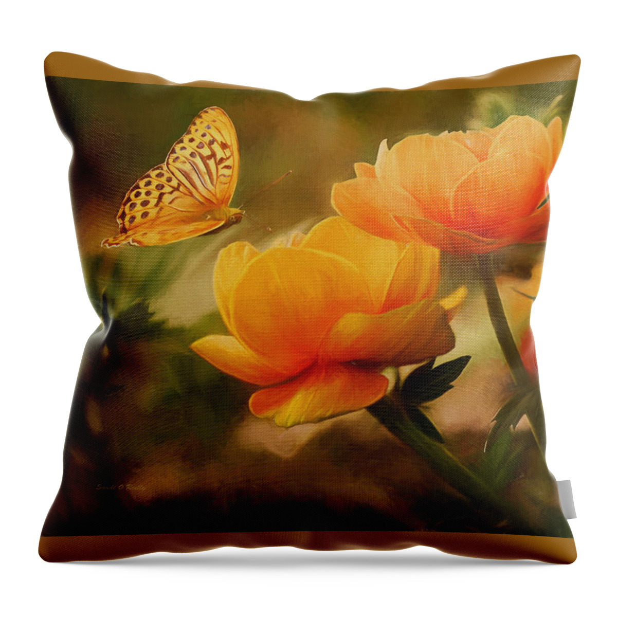 Morning Throw Pillow featuring the photograph A Beautiful Morning by Sandi OReilly