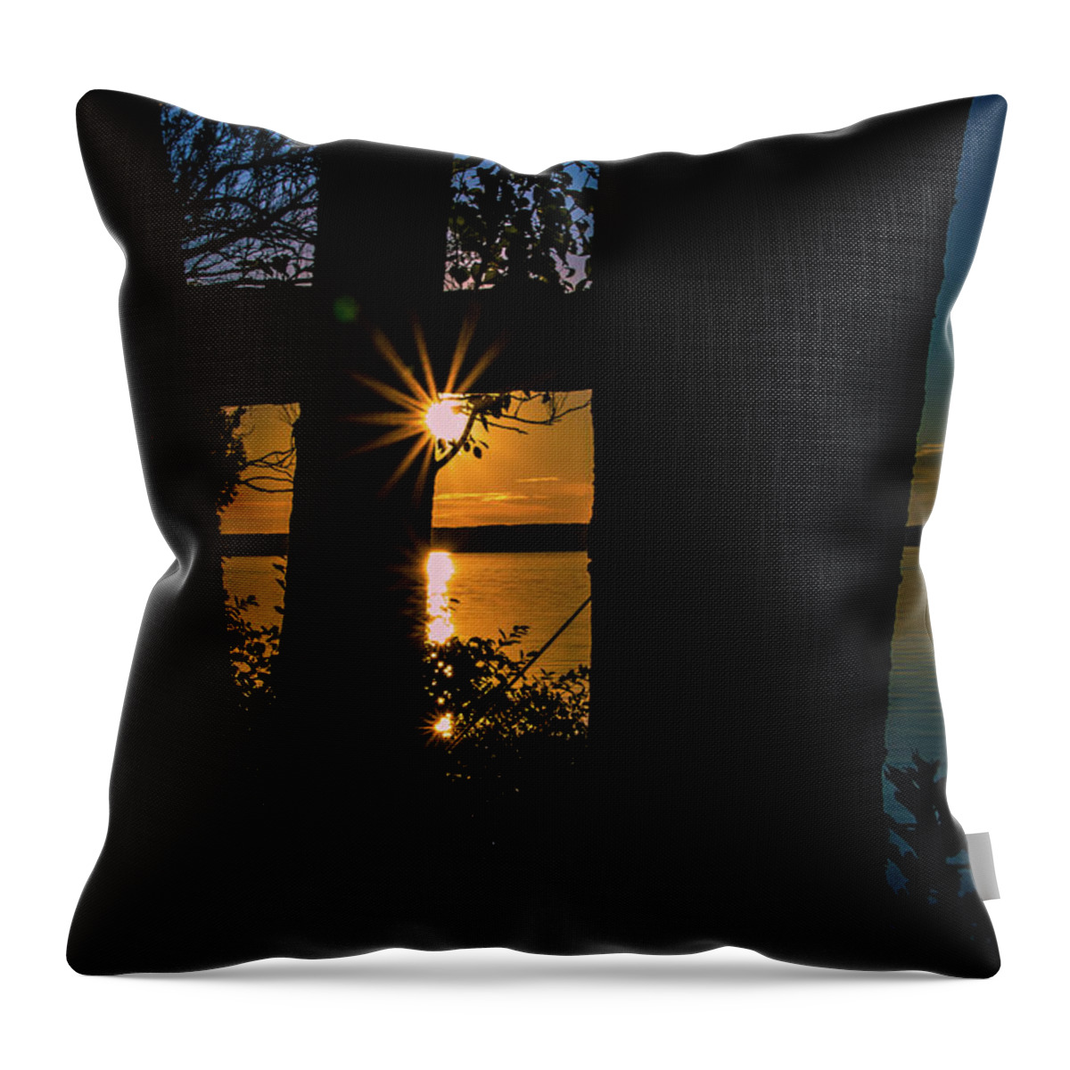 Sunset Throw Pillow featuring the photograph A Blissful Evening by Deborah Klubertanz