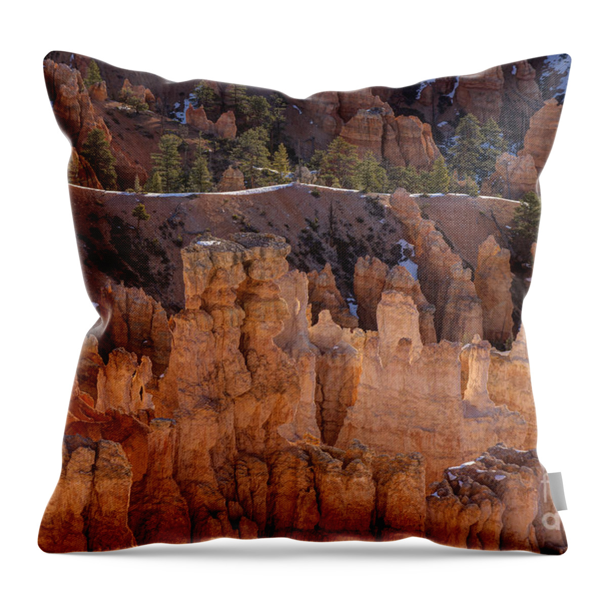 Bryce Throw Pillow featuring the photograph A Bryce Moment by Jennifer Magallon